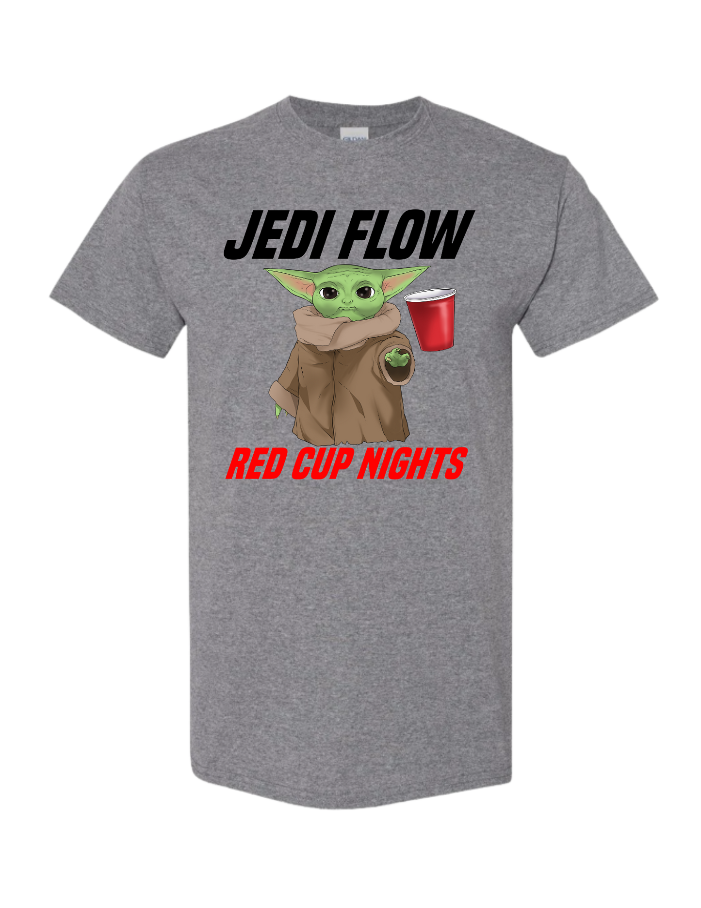 Unisex T-Shirt Yoda 'Jedi Flow' Black
