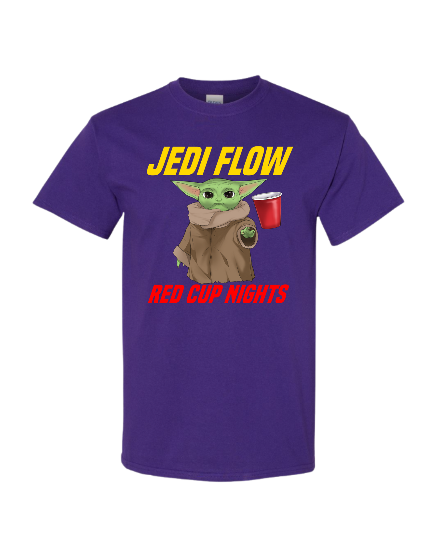 Unisex T-Shirt Yoda 'Jedi Flow' Yellow