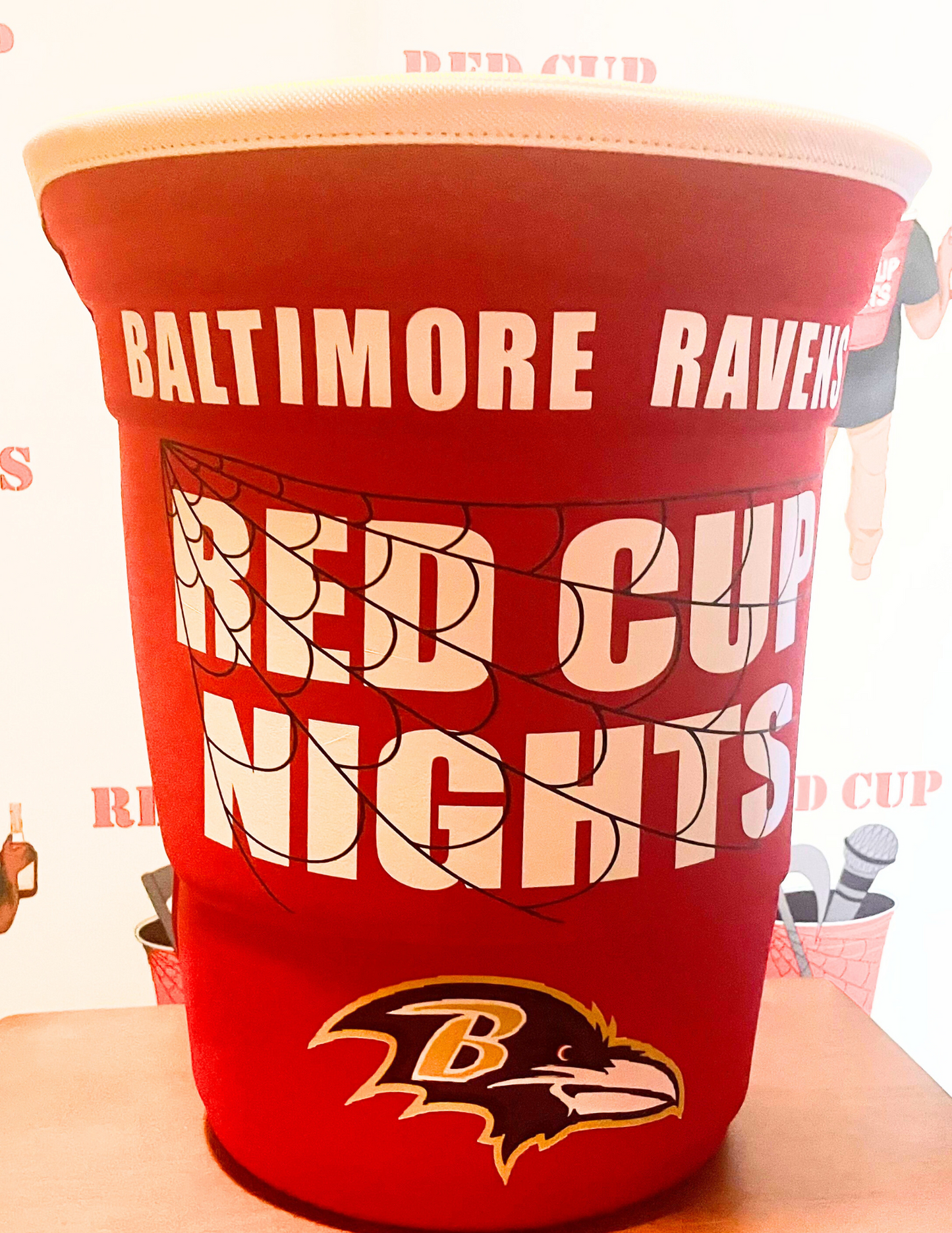 Large Red Cup Backpacks with Custom Sport Teams