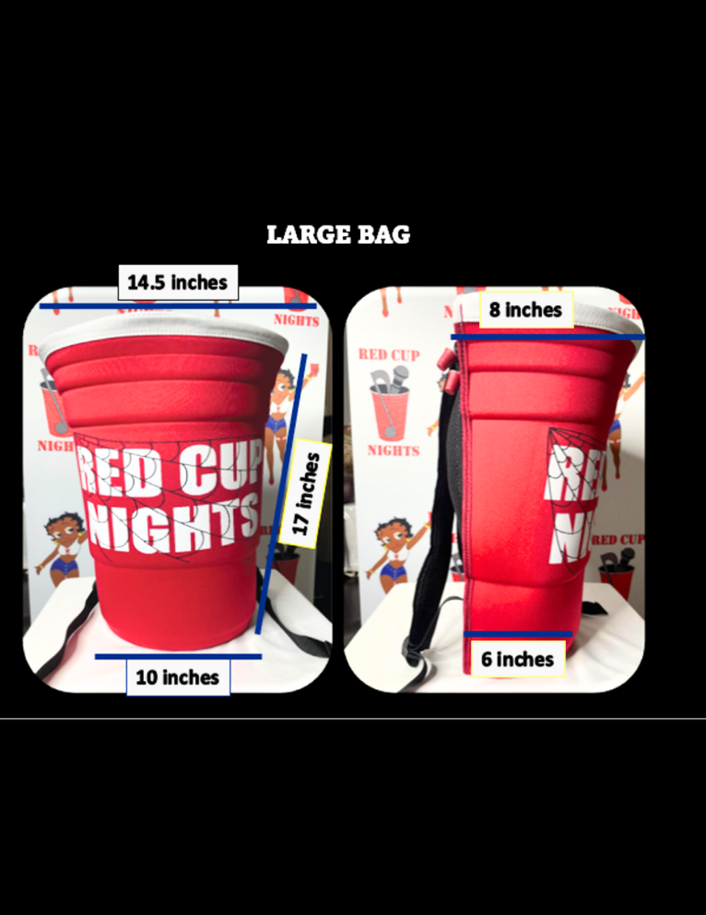 Large Red Cup Backpack
