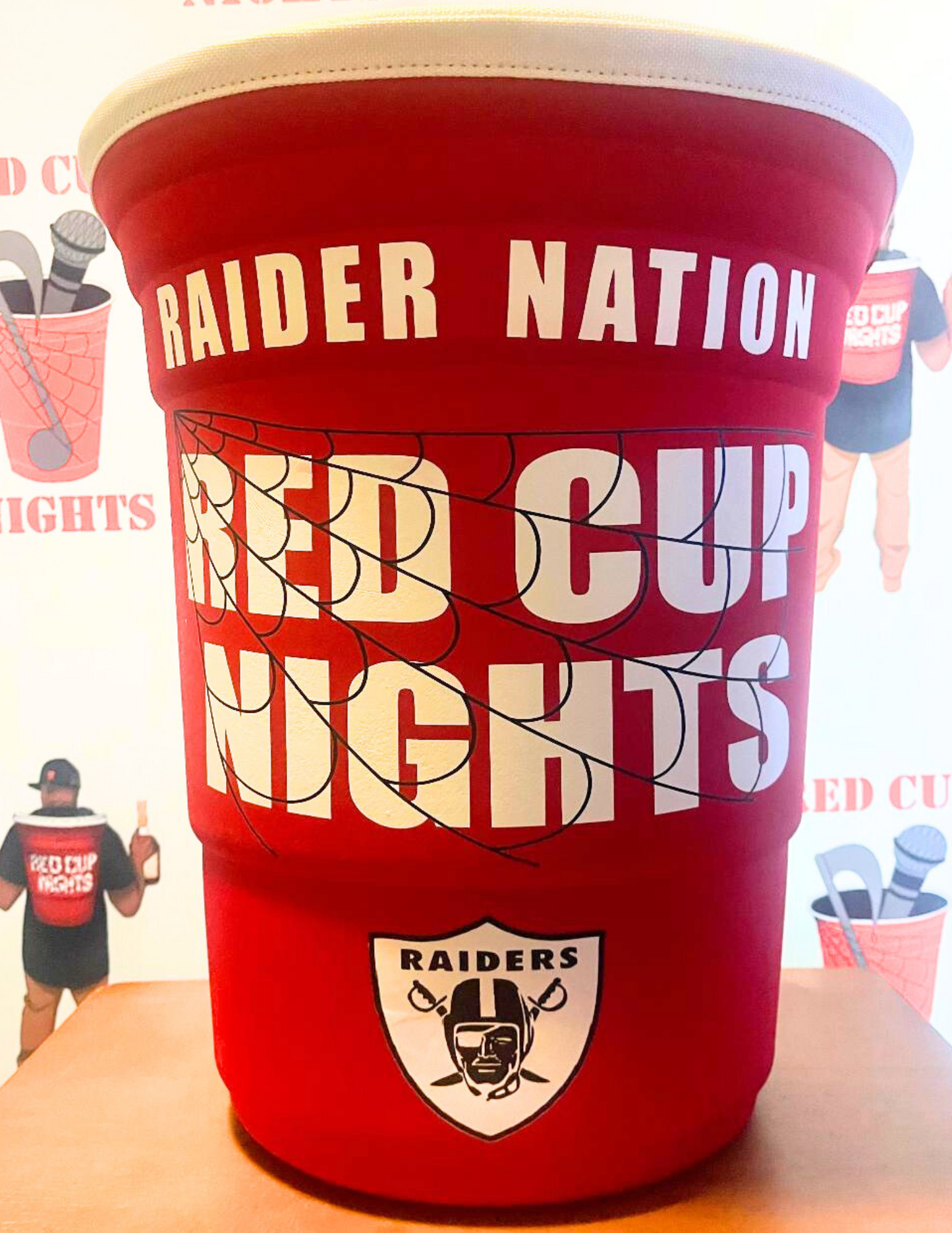 Large Red Cup Backpacks with Custom Sport Teams