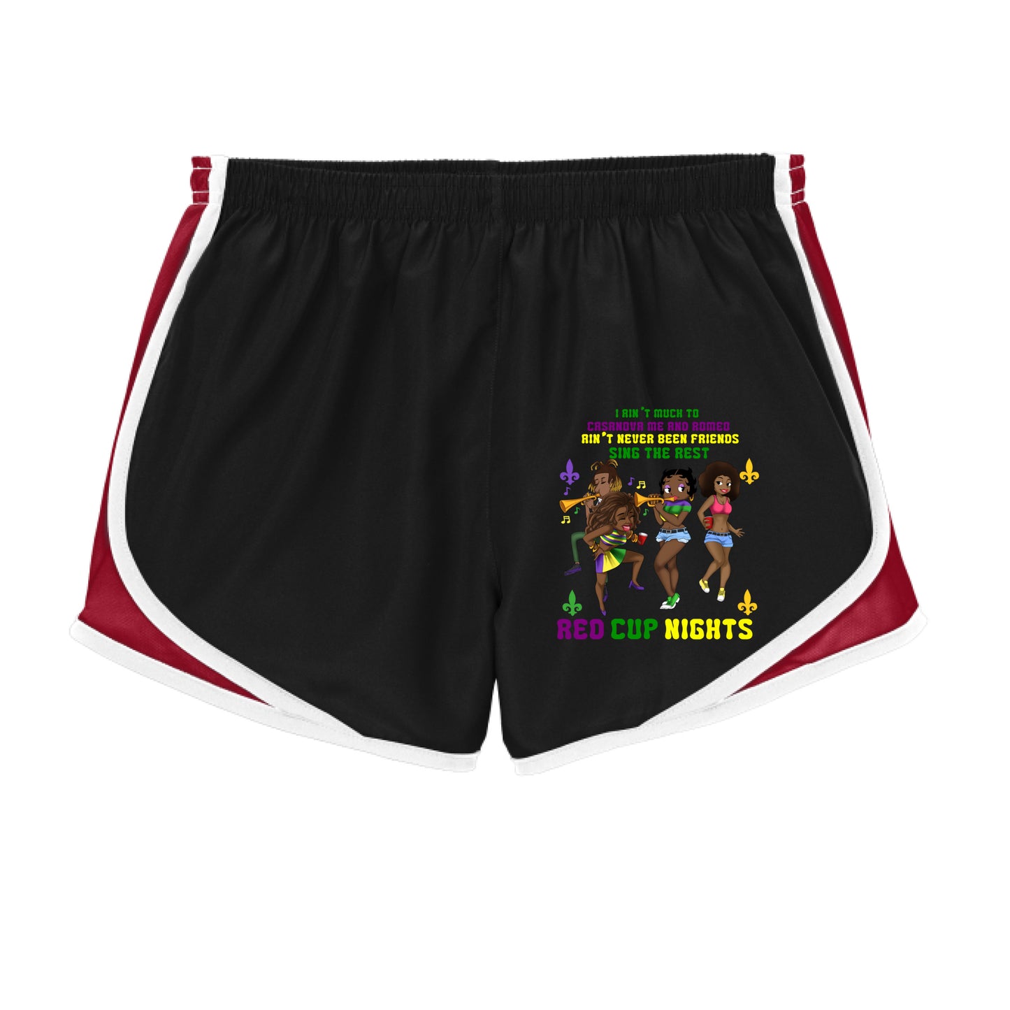 Blk/Tr Red/Wht - FRONT
