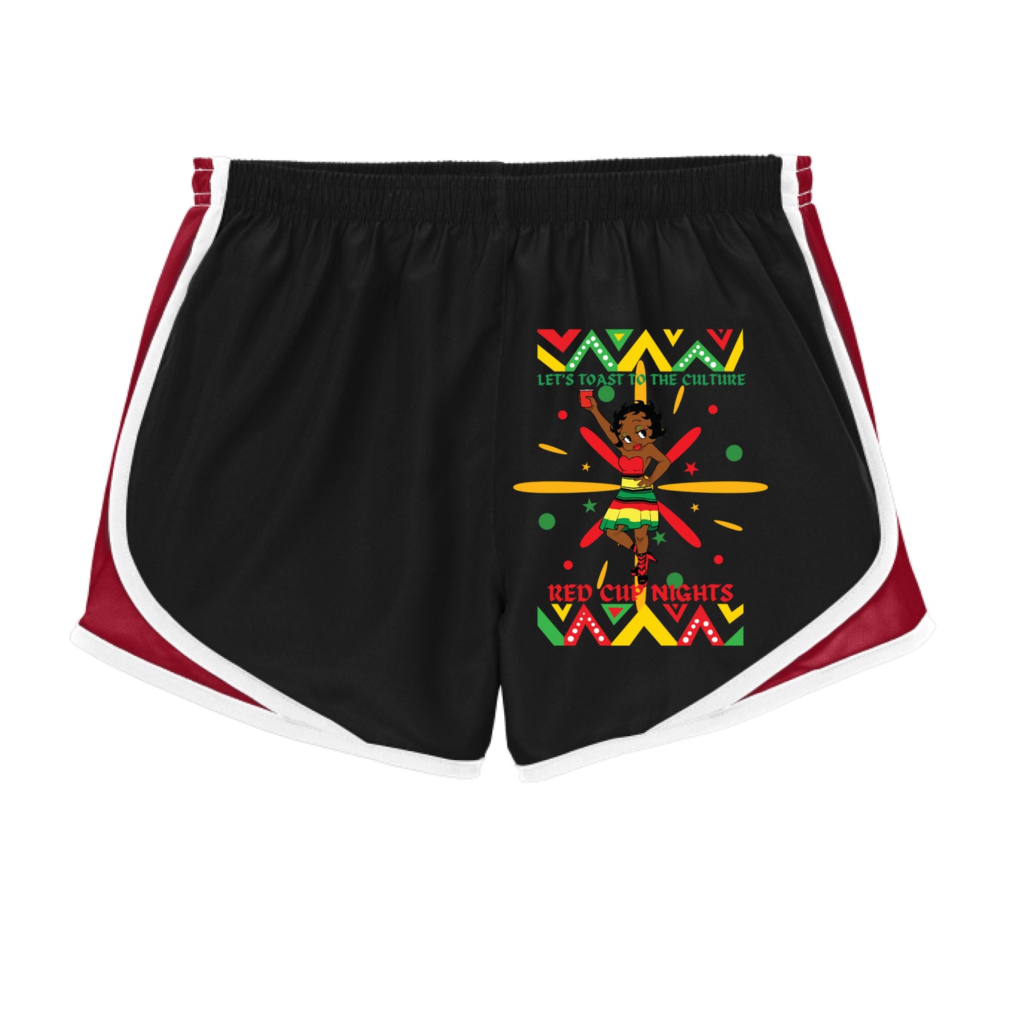 Blk/Tr Red/Wht - FRONT