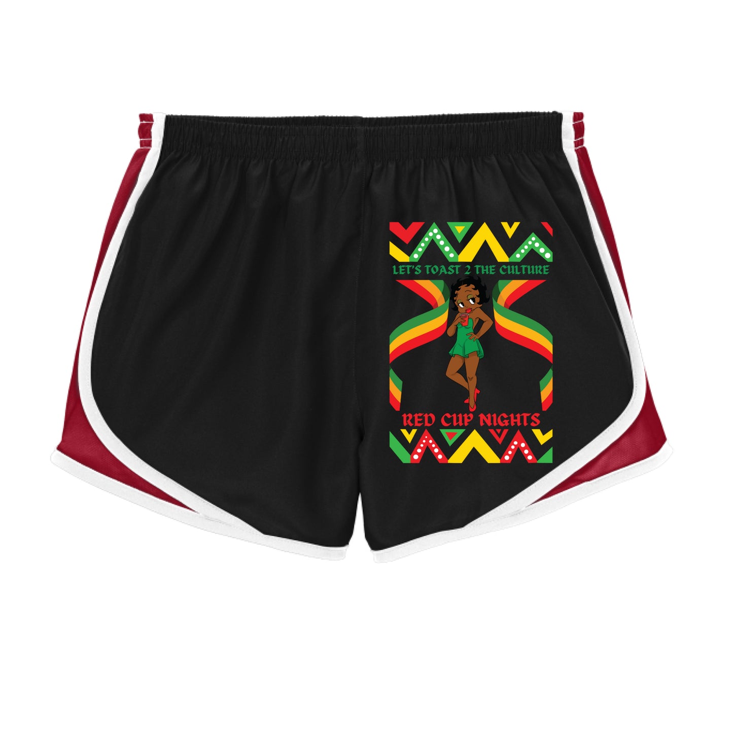 Blk/Tr Red/Wht - FRONT