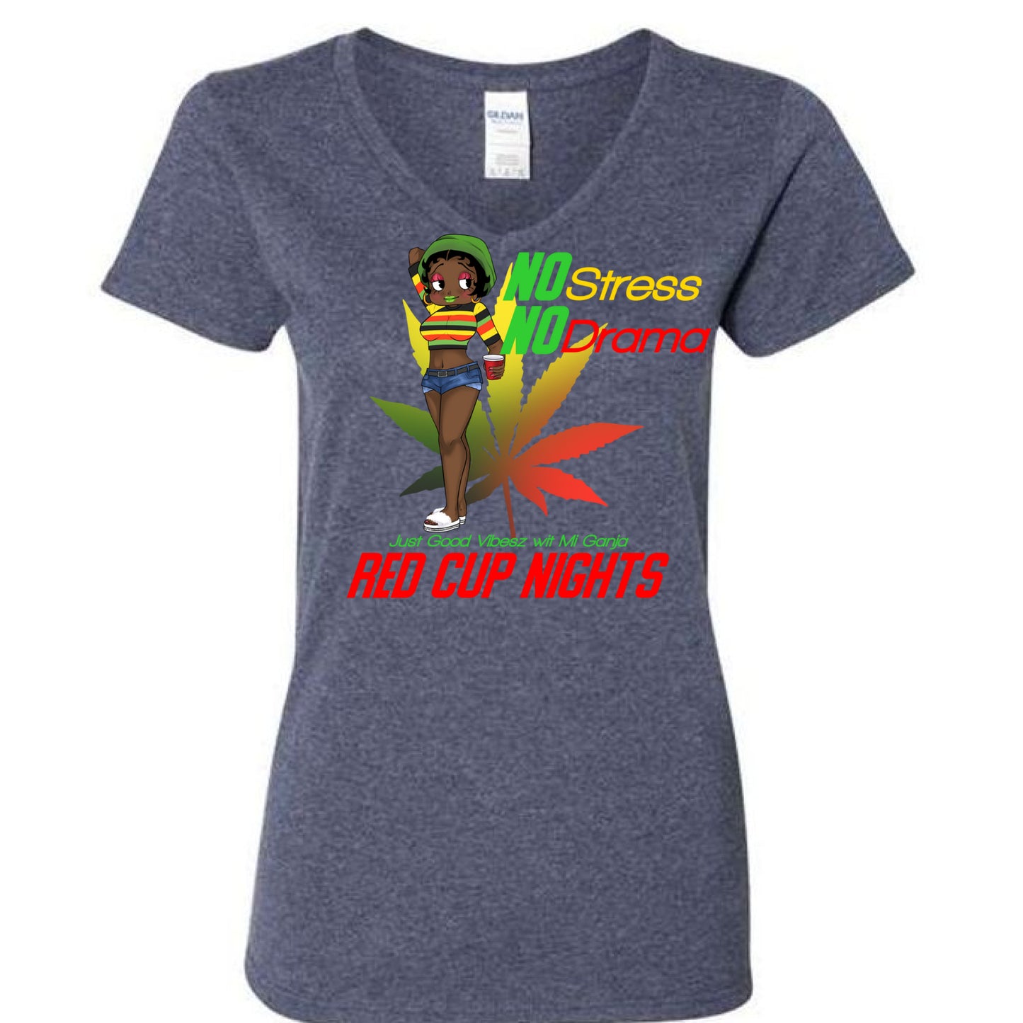 Heather Navy - FRONT