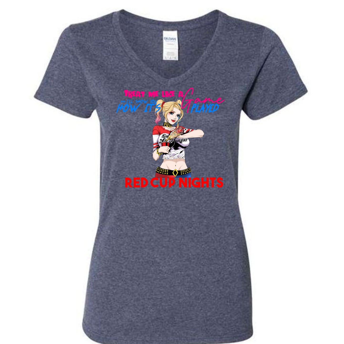 Heather Navy - FRONT