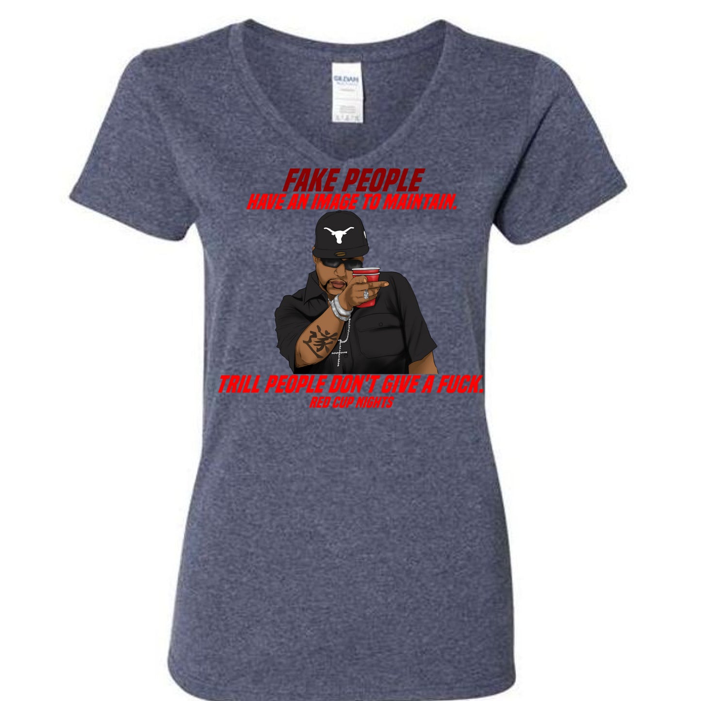 Heather Navy - FRONT