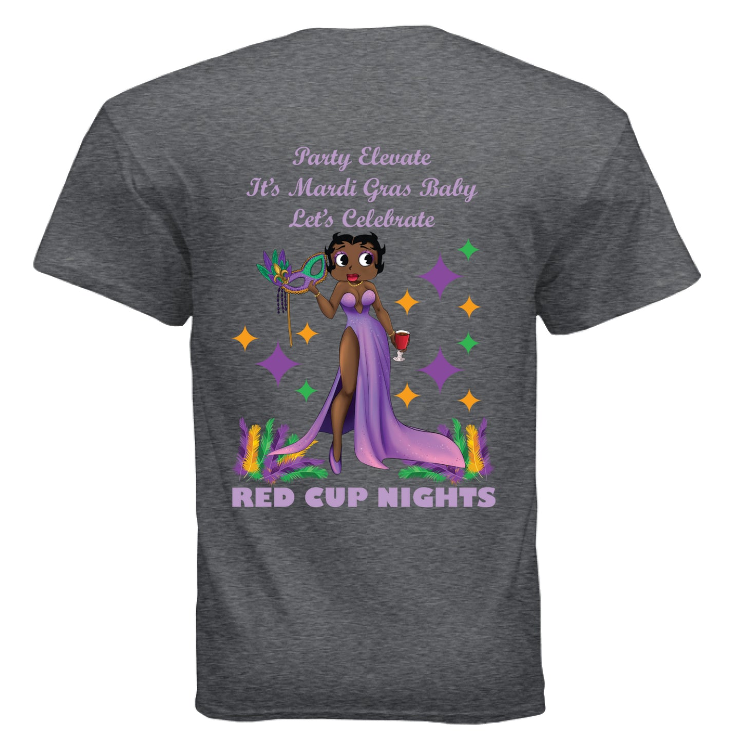 DARK HEATHER - BACK