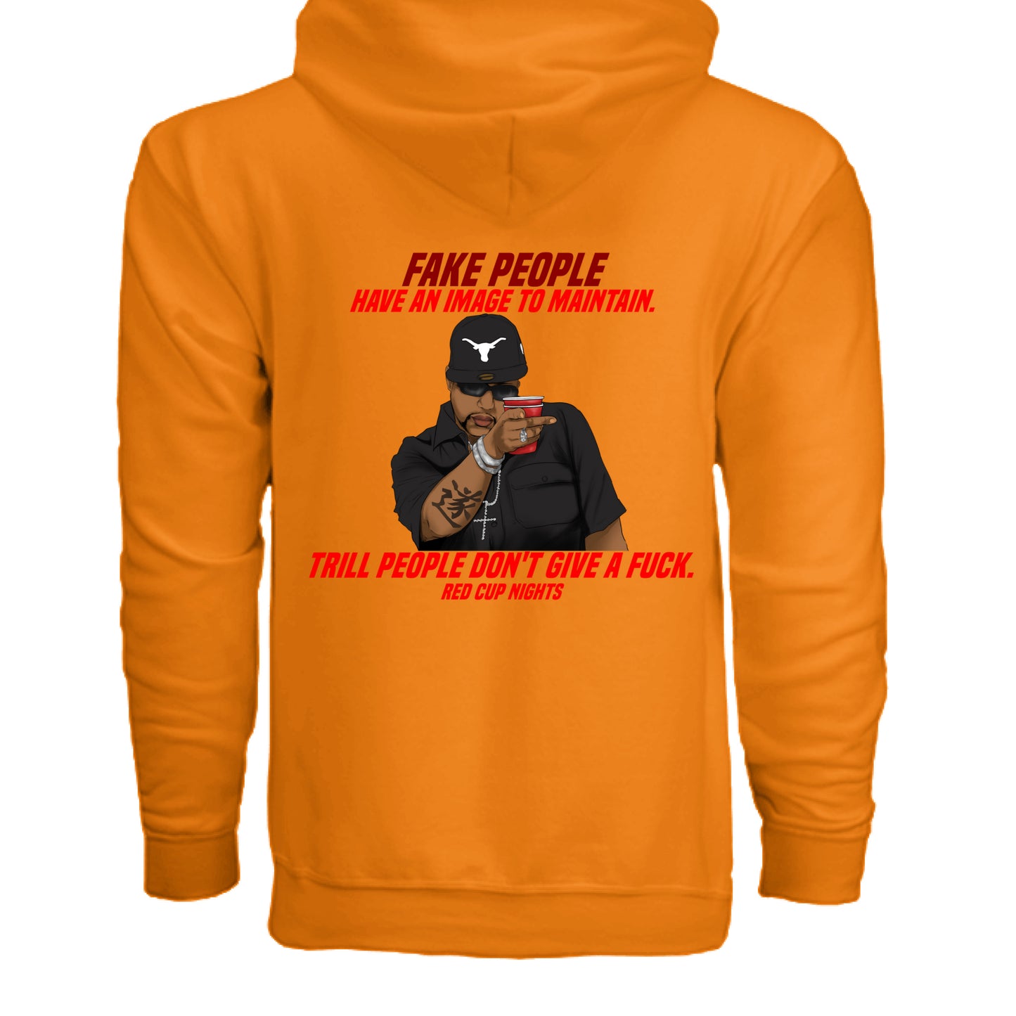 SAFETY ORANGE - BACK
