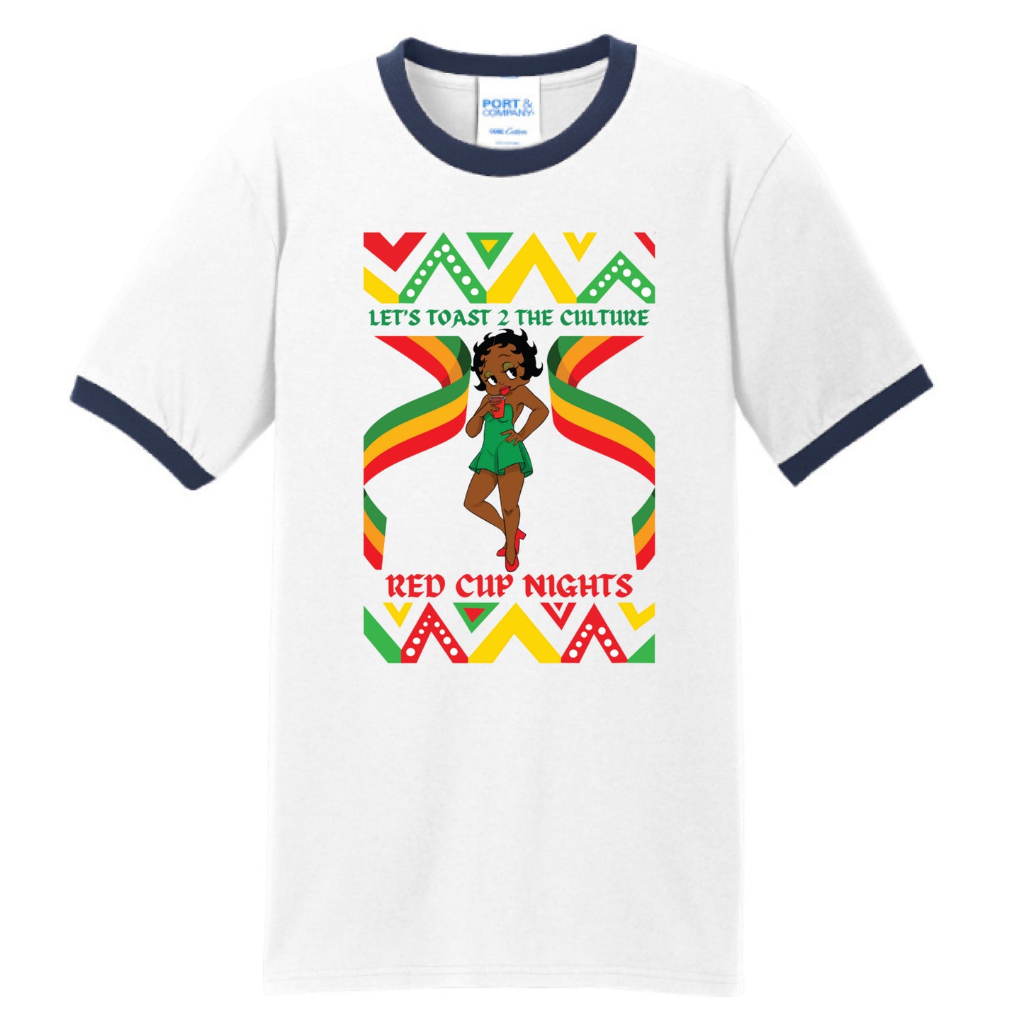 White/Navy - FRONT