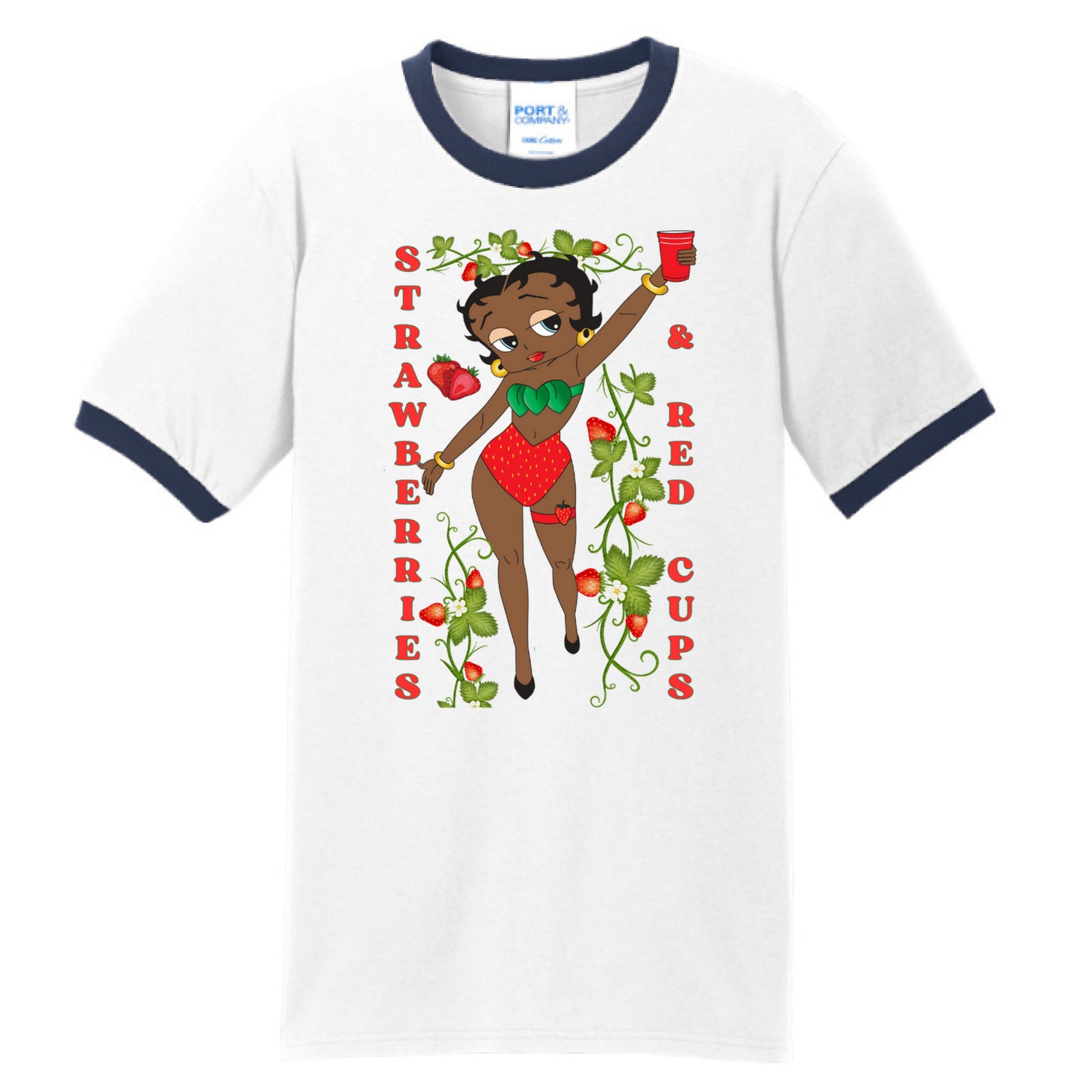White/Navy - FRONT
