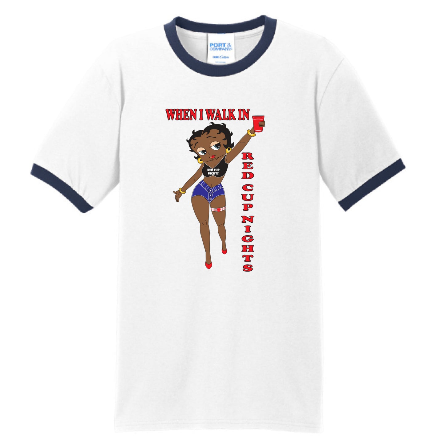 White/Navy - FRONT