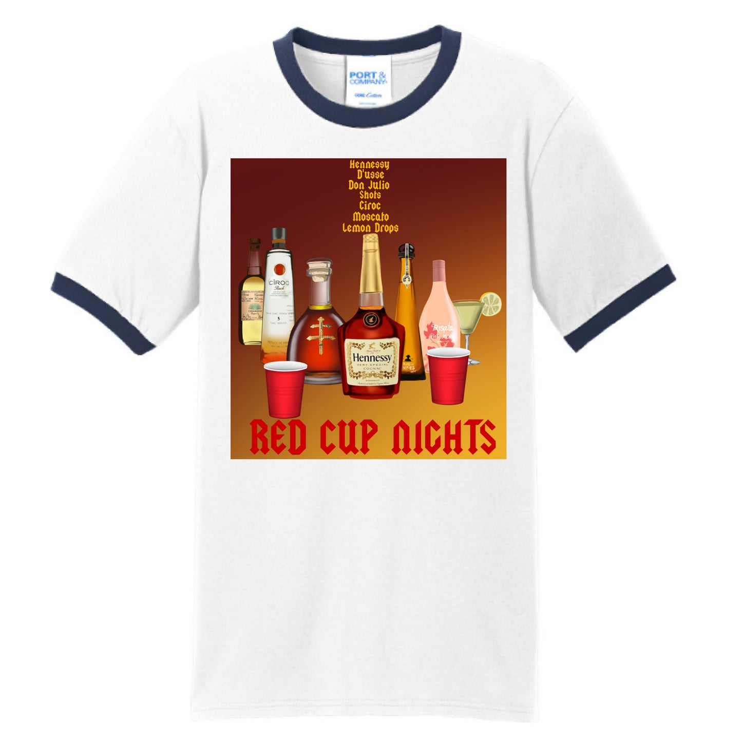 White/Navy - FRONT