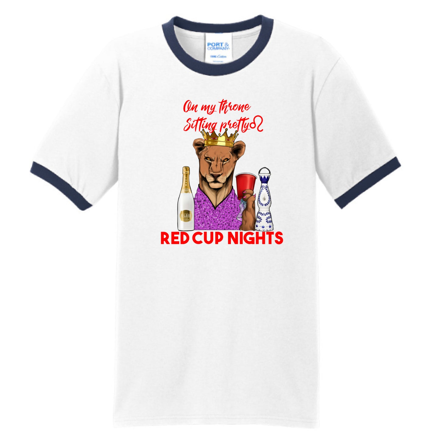 White/Navy - FRONT
