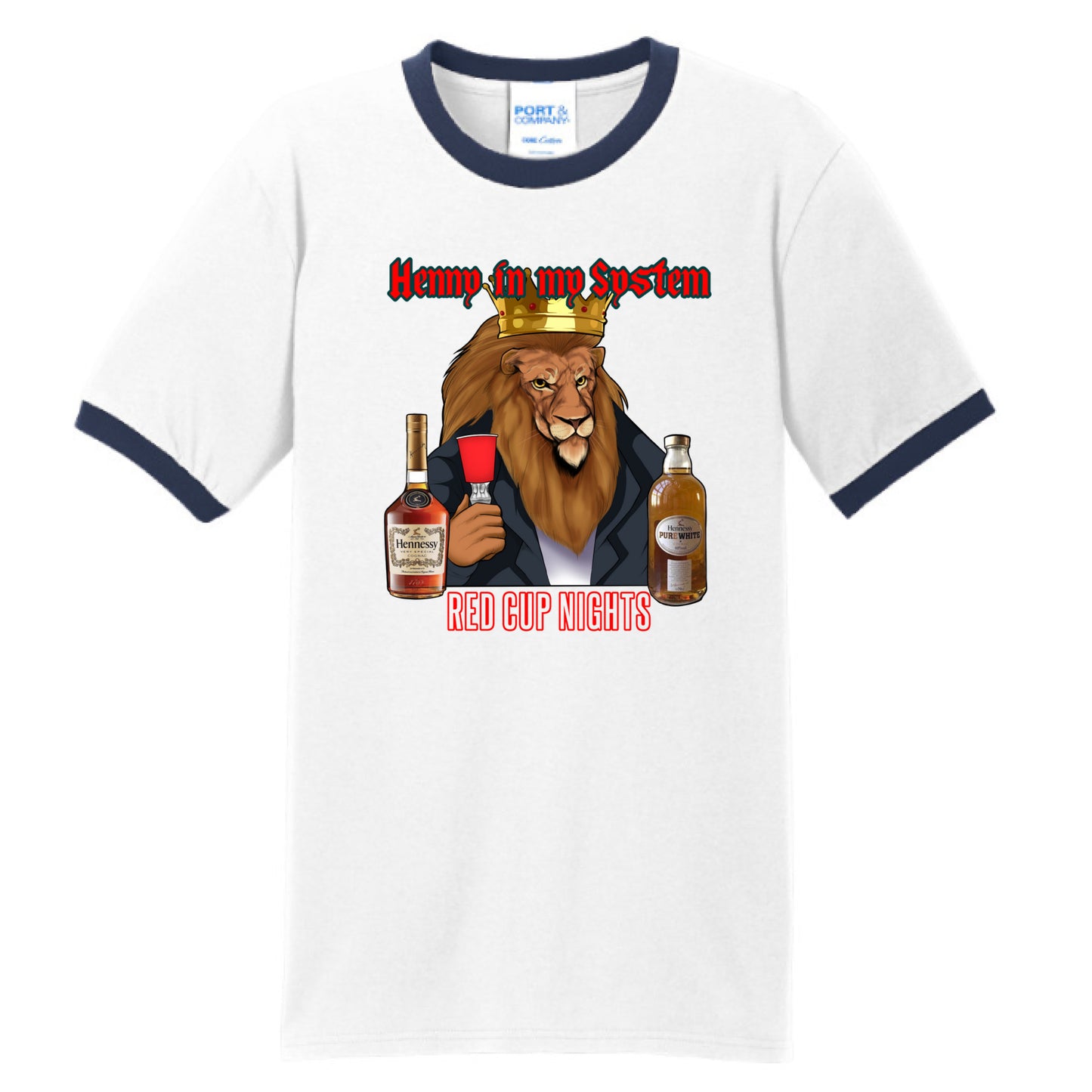 White/Navy - FRONT