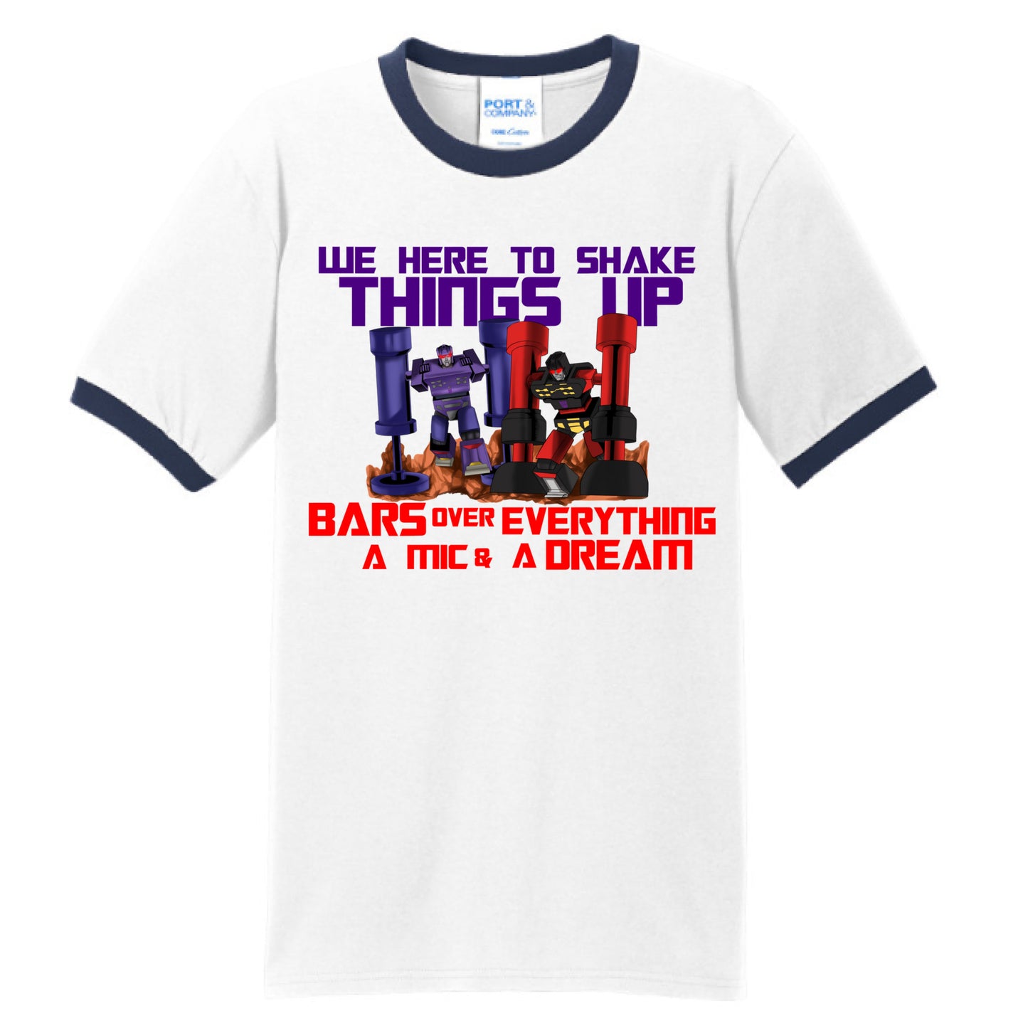 White/Navy - FRONT