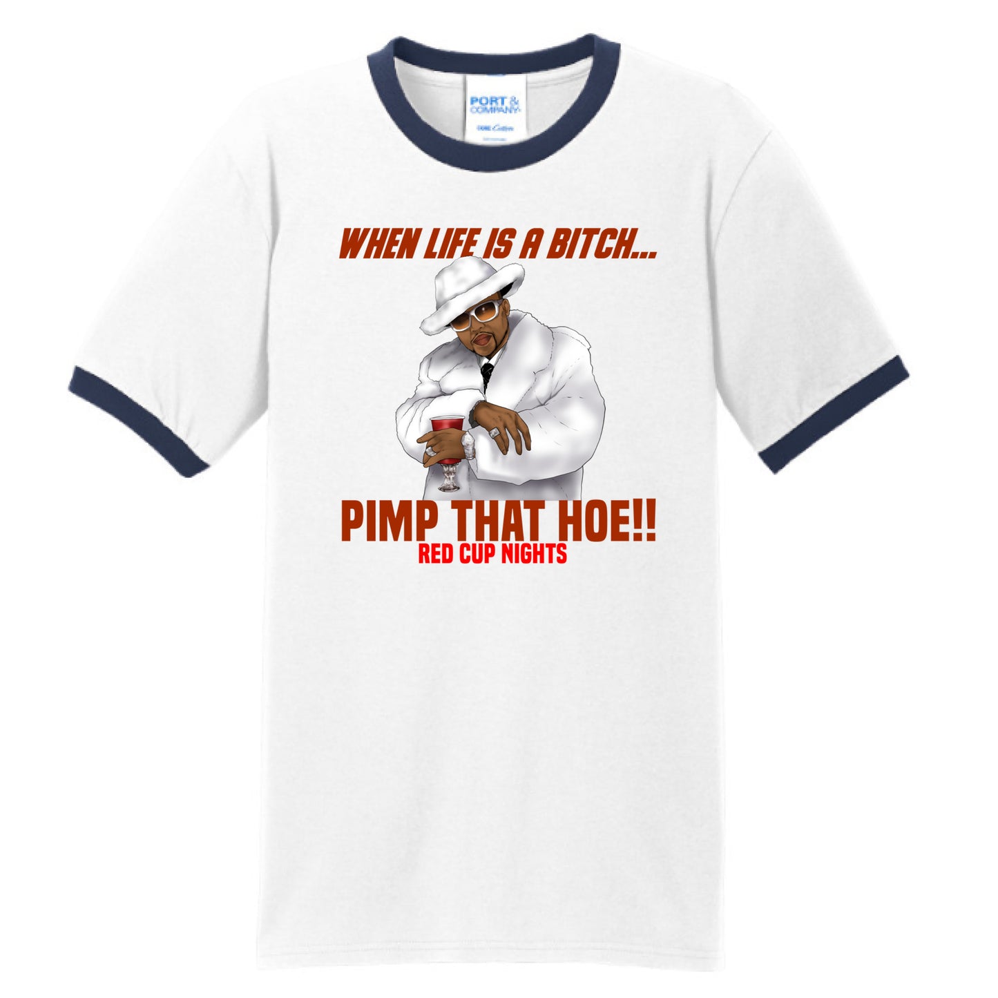 White/Navy - FRONT