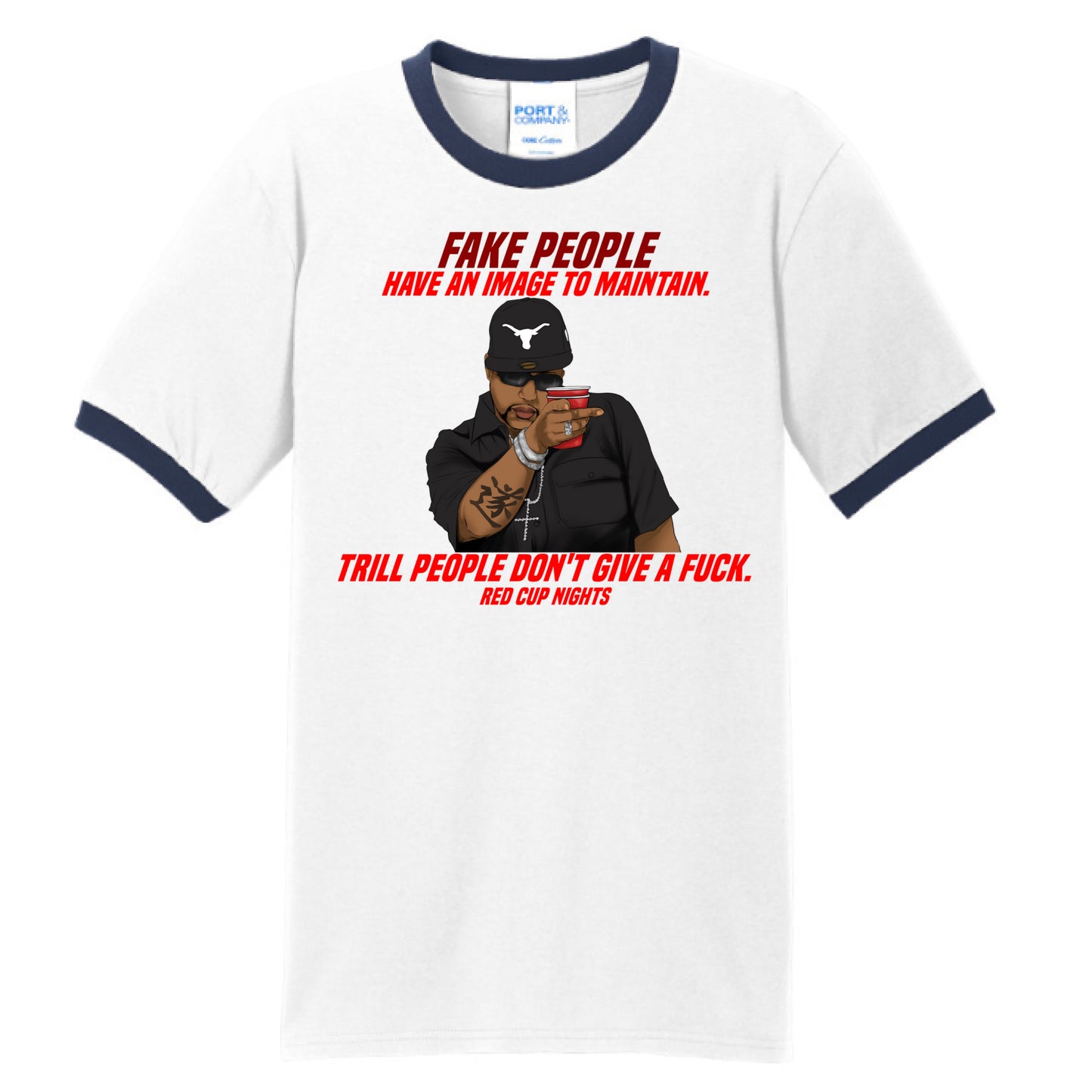White/Navy - FRONT
