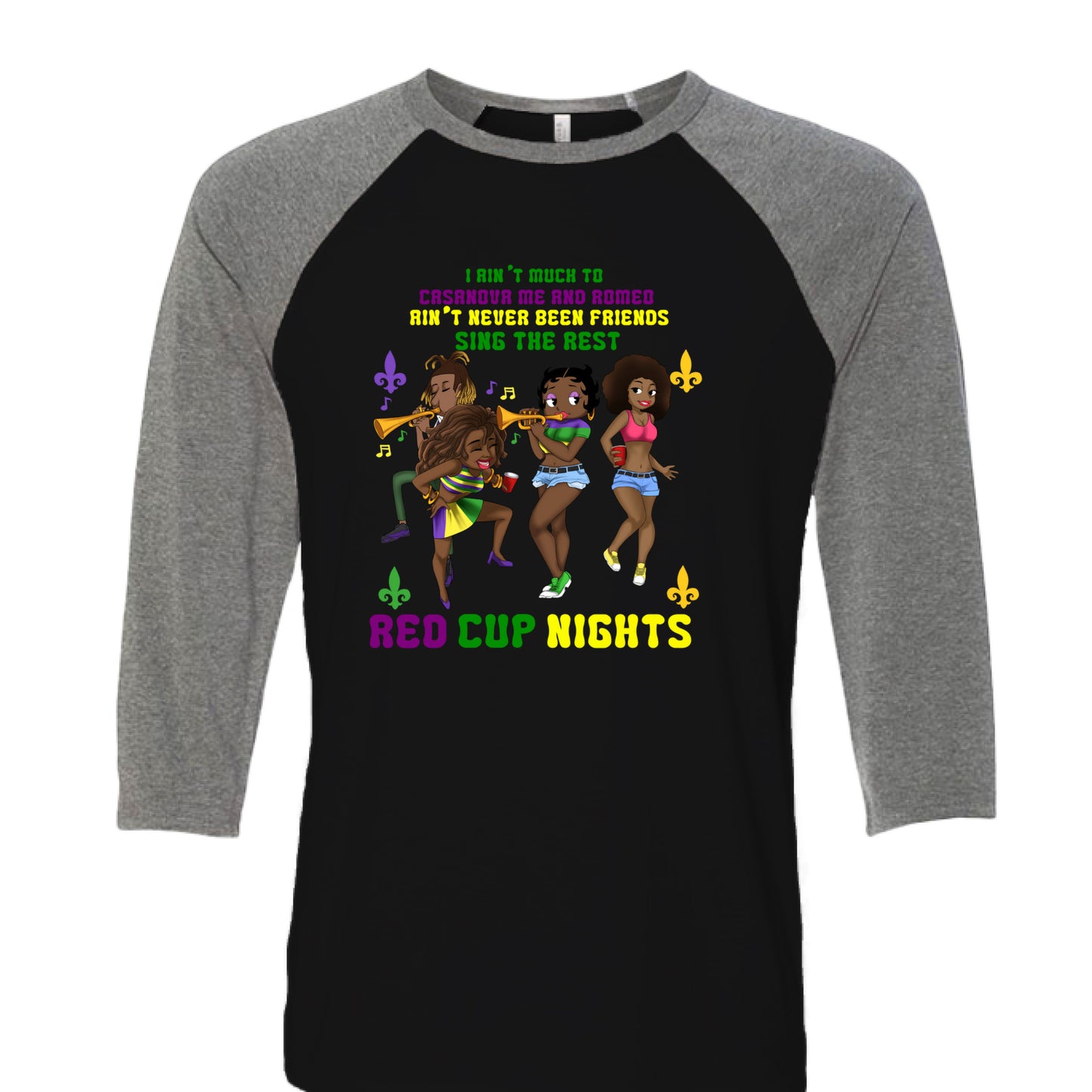 Black/ Deep Heather - FRONT
