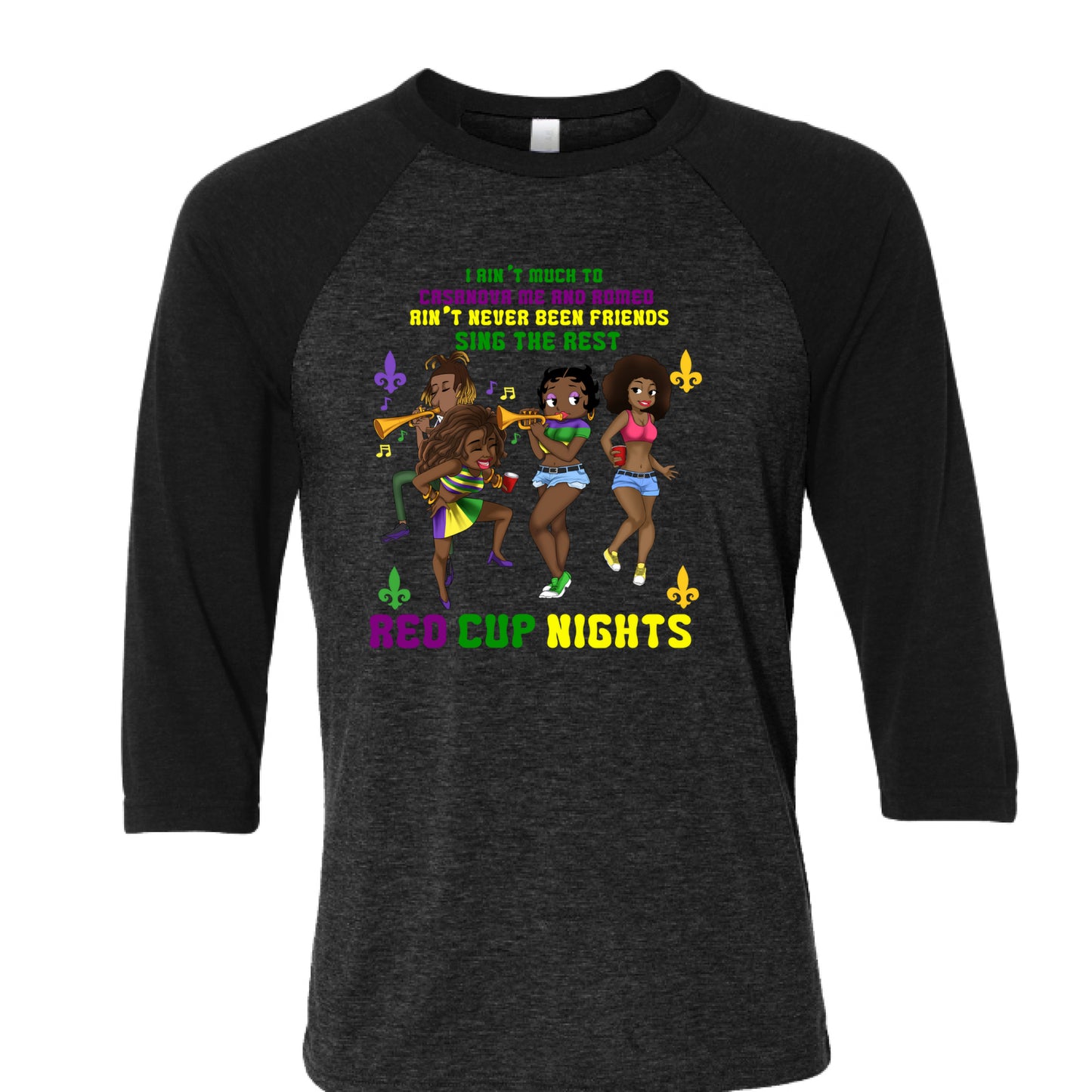 Black Heather/ Black - FRONT