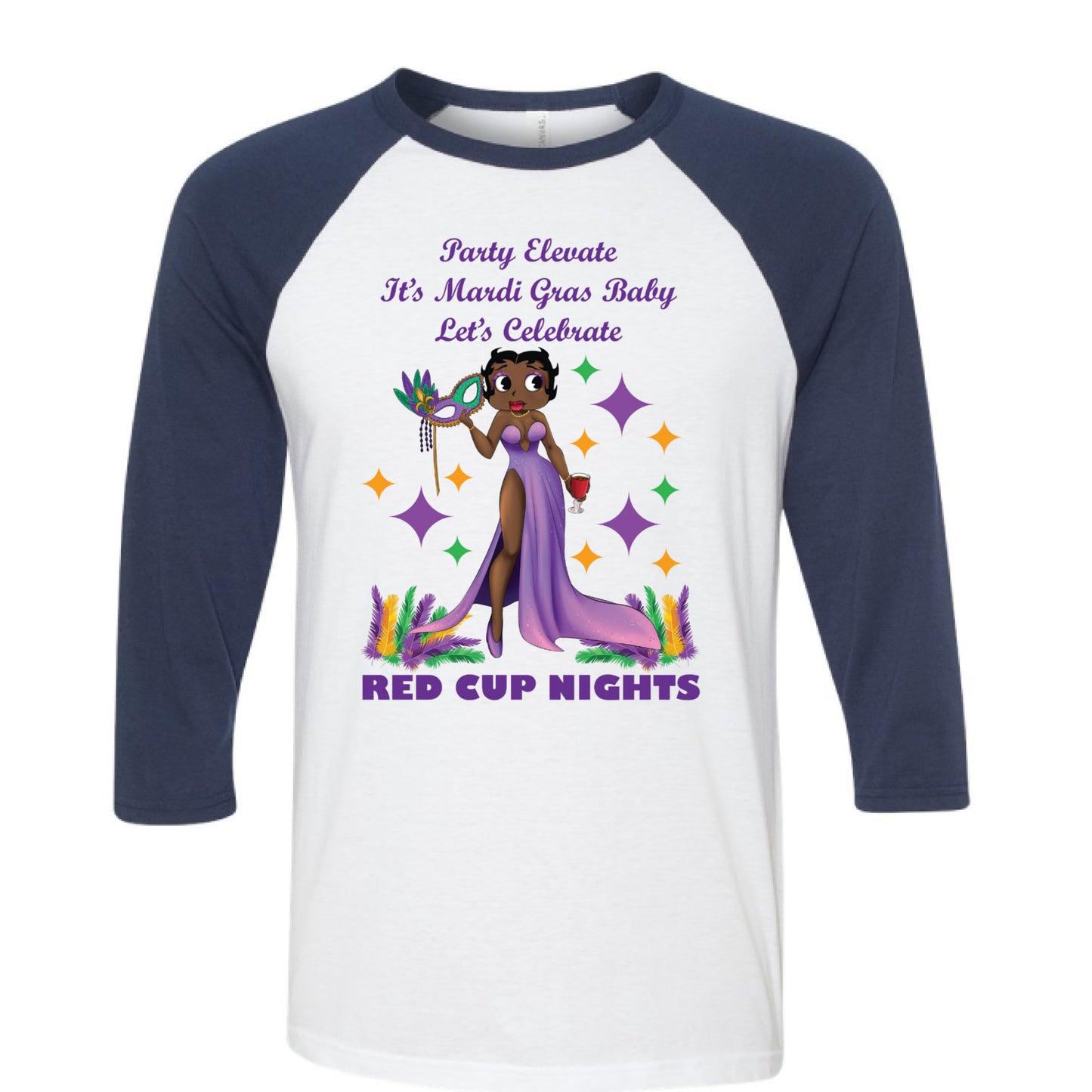 WHITE/NAVY - FRONT