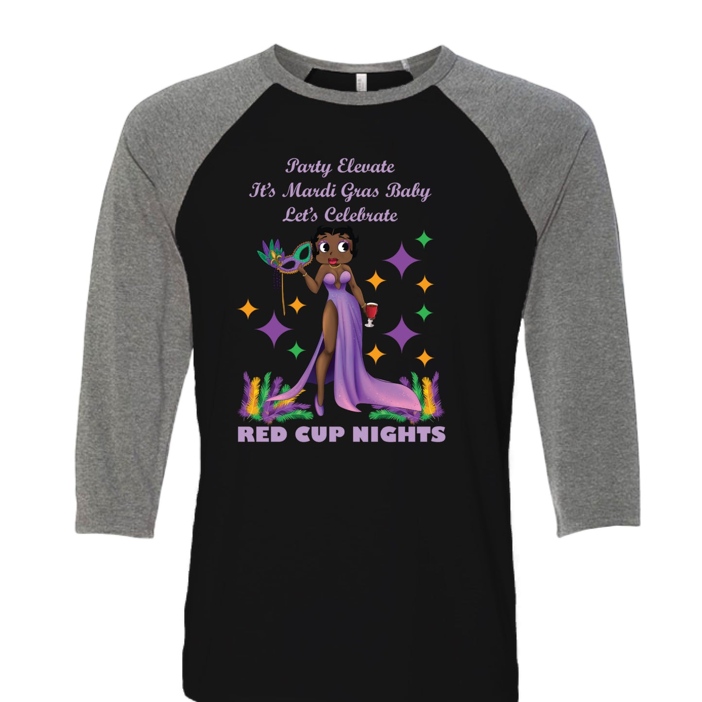 Black/ Deep Heather - FRONT