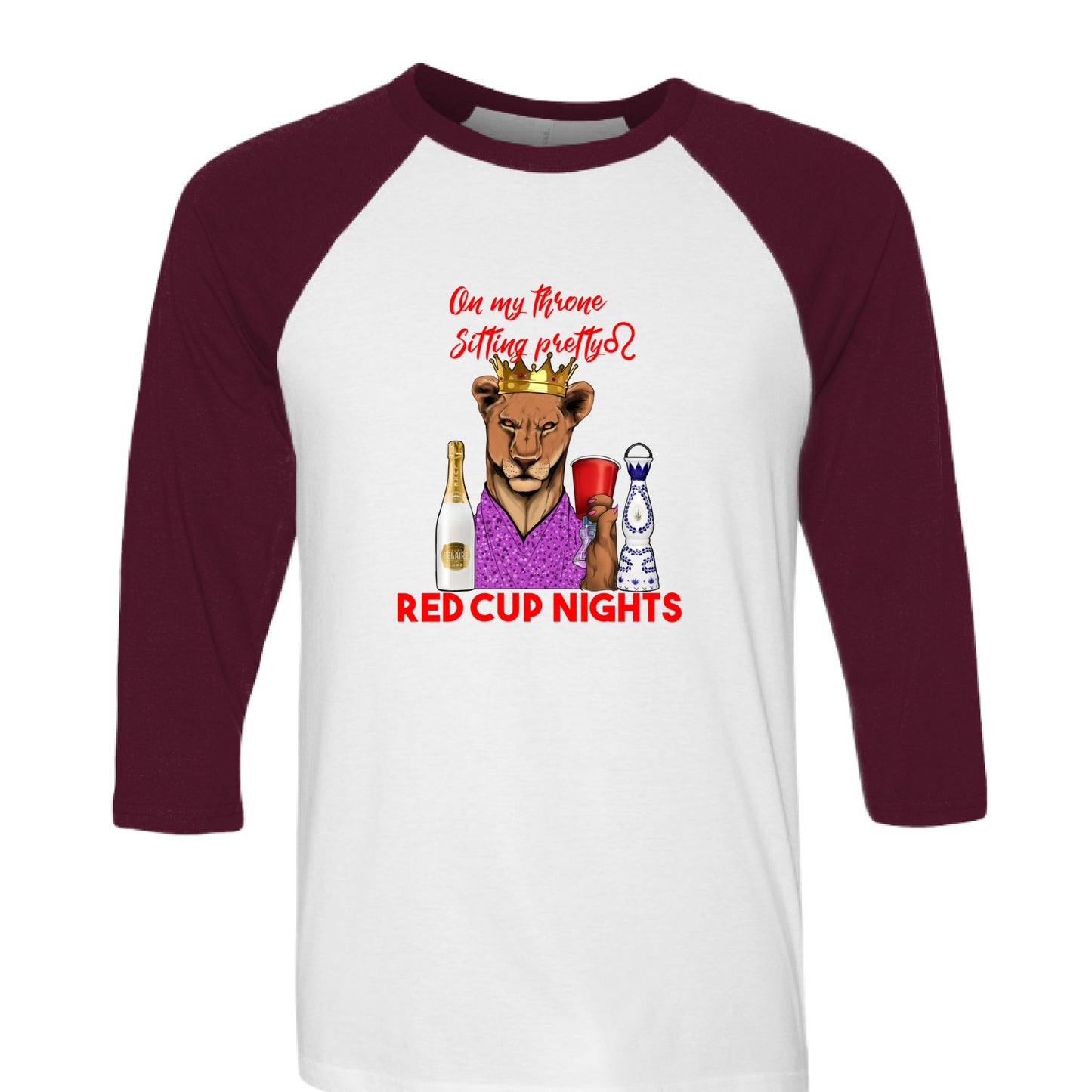 White/ Maroon - FRONT