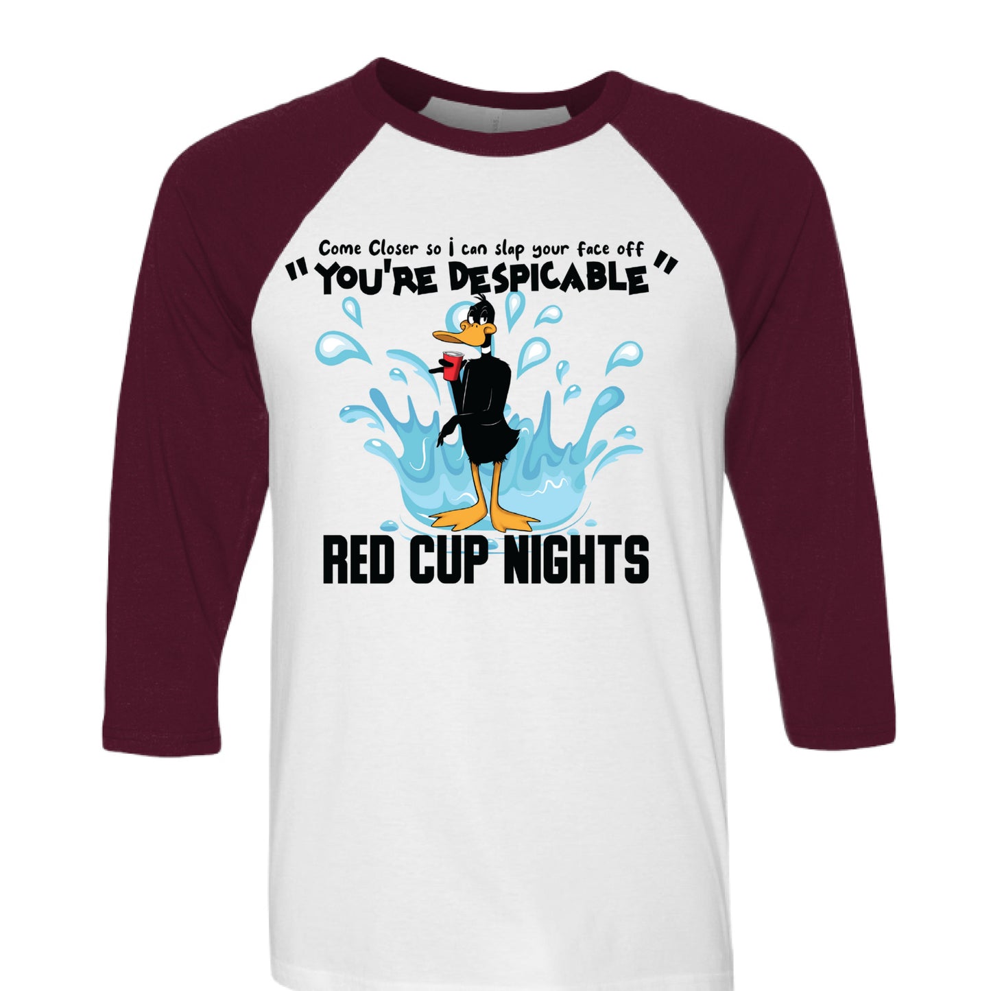 White/ Maroon - FRONT