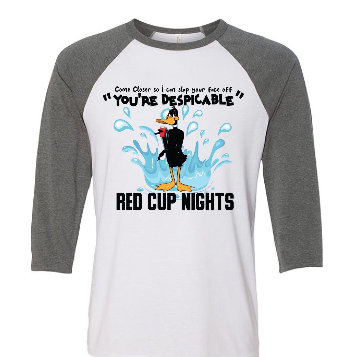 WHITE/ DEEP HTHR - FRONT
