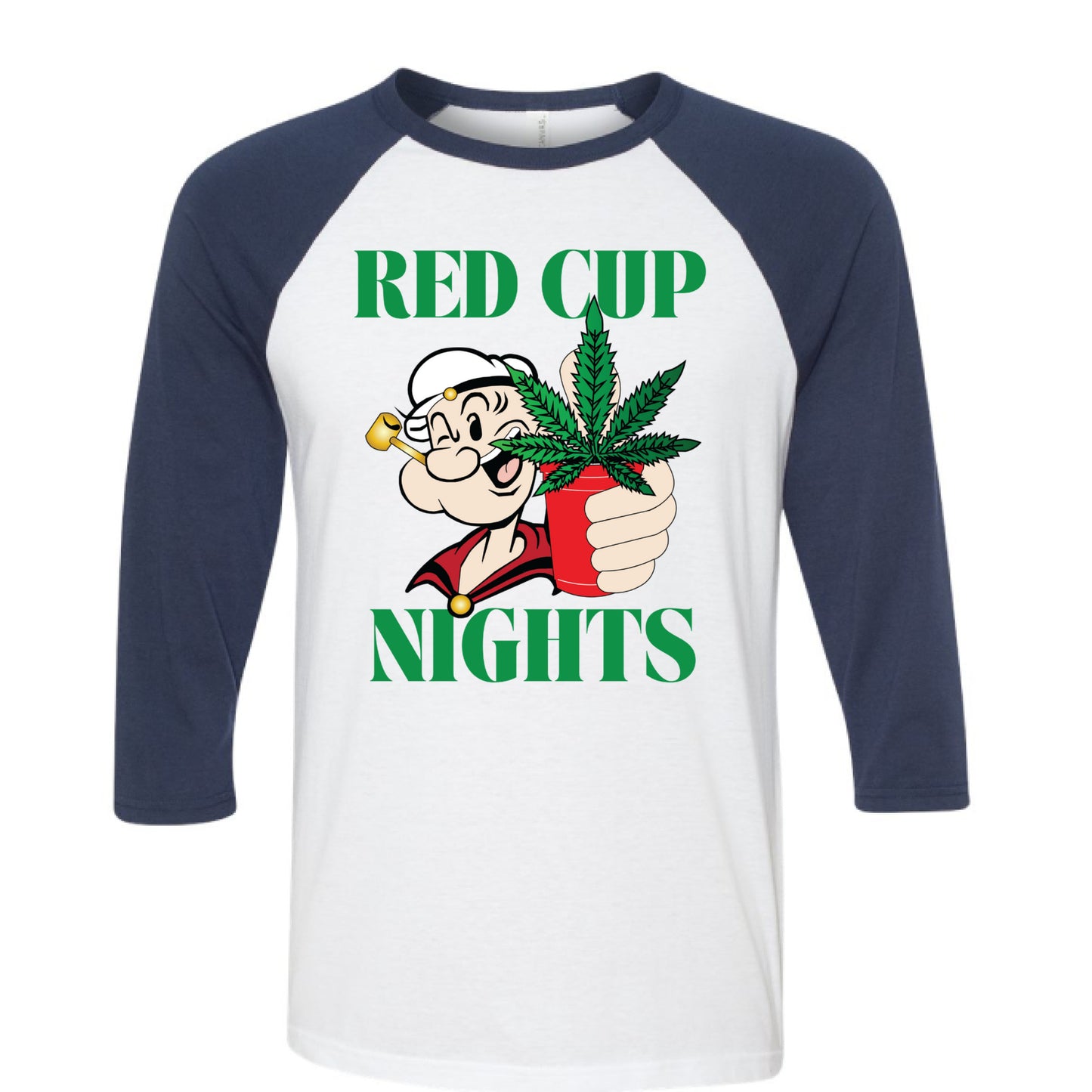 WHITE/NAVY - FRONT