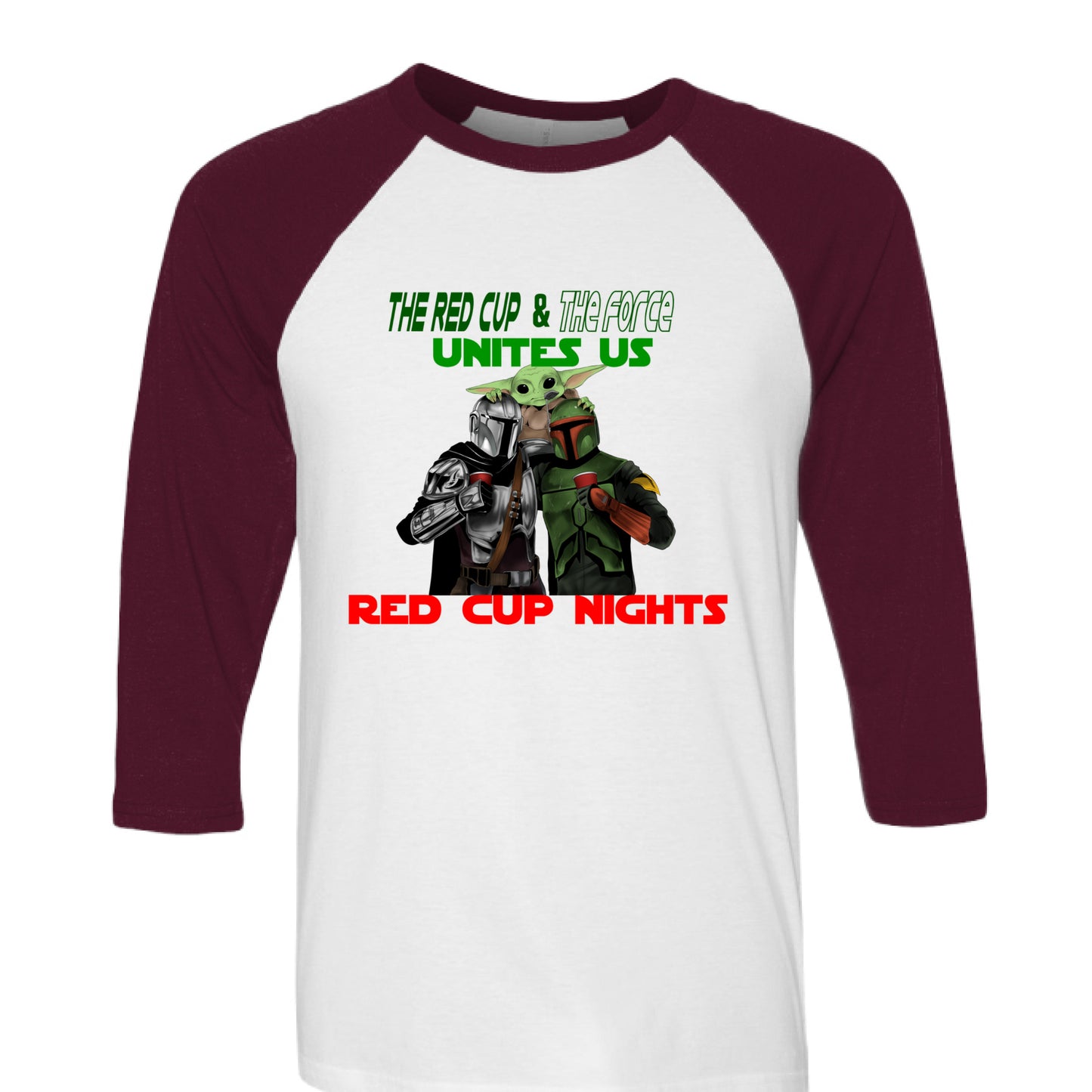 White/ Maroon - FRONT