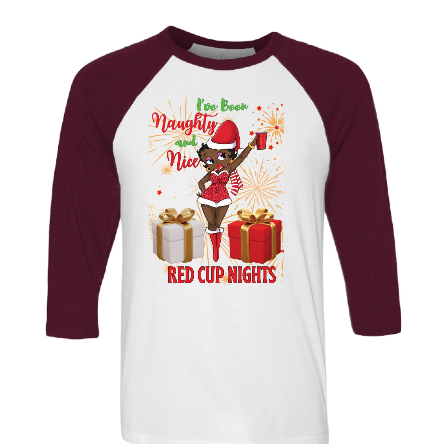White/ Maroon - FRONT