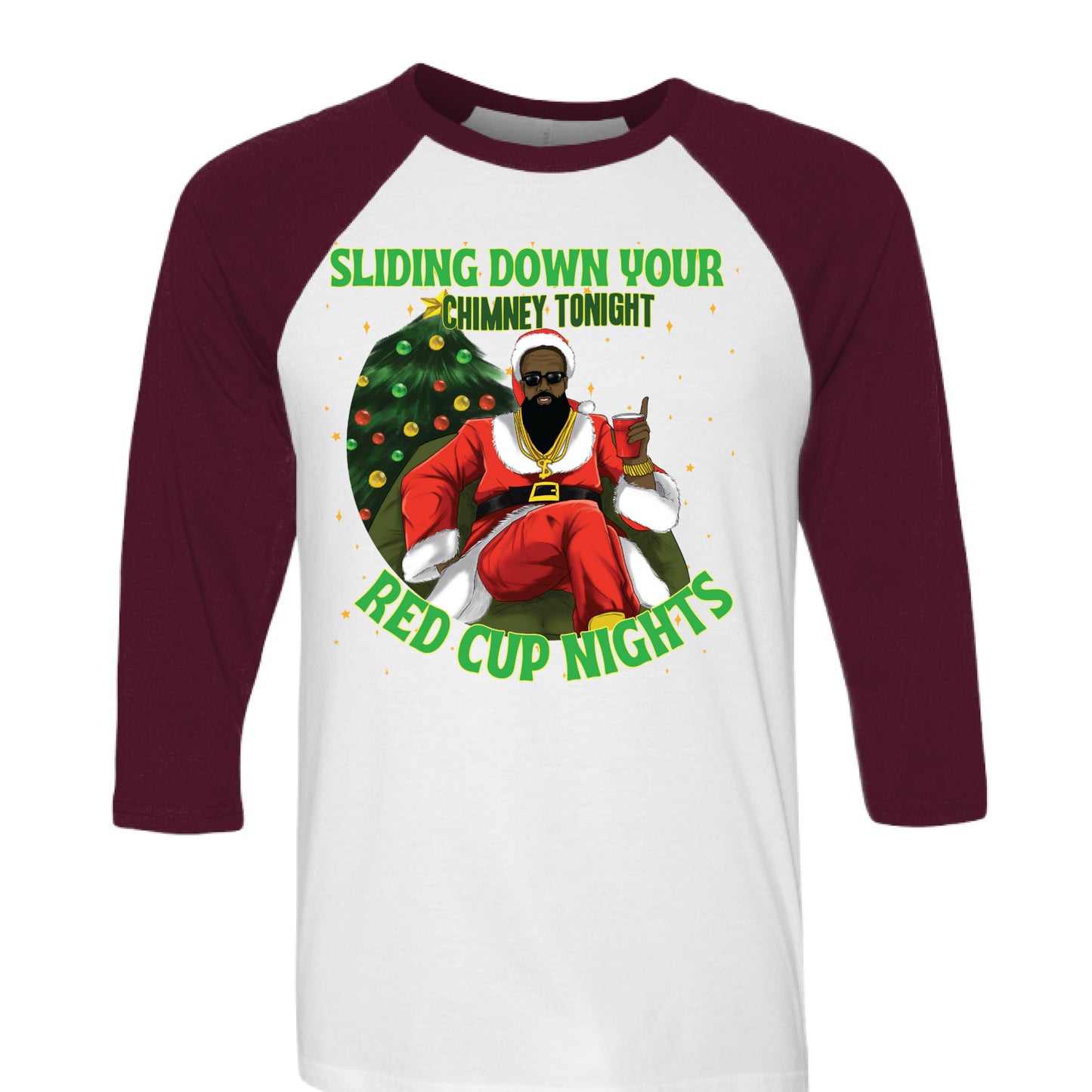 White/ Maroon - FRONT
