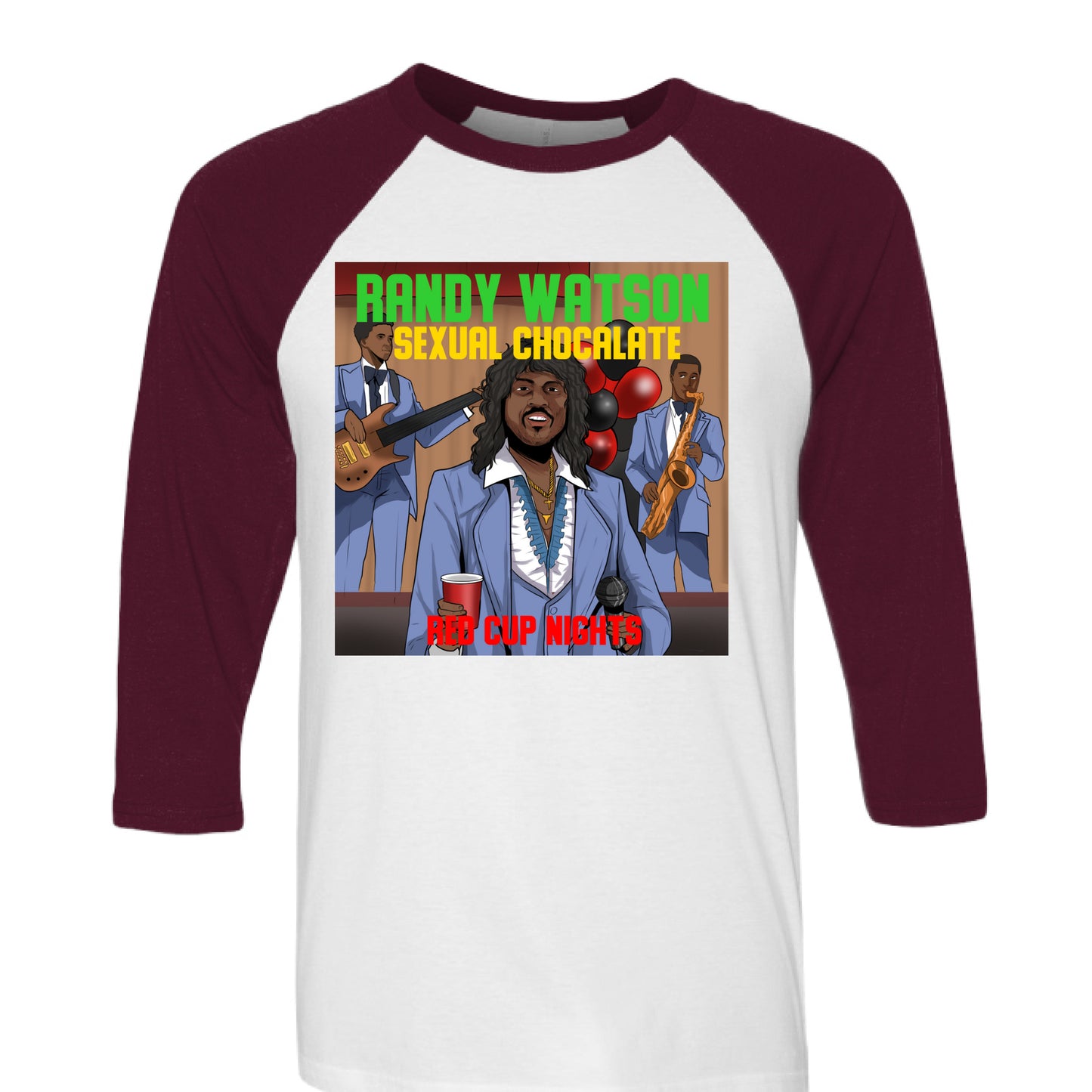 White/ Maroon - FRONT