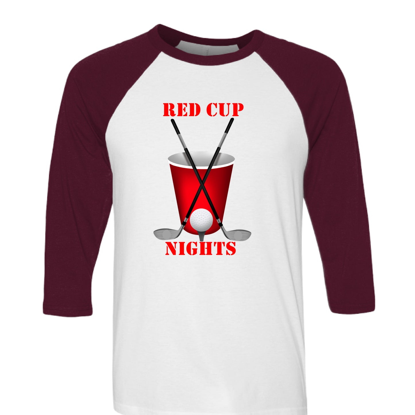 White/ Maroon - FRONT