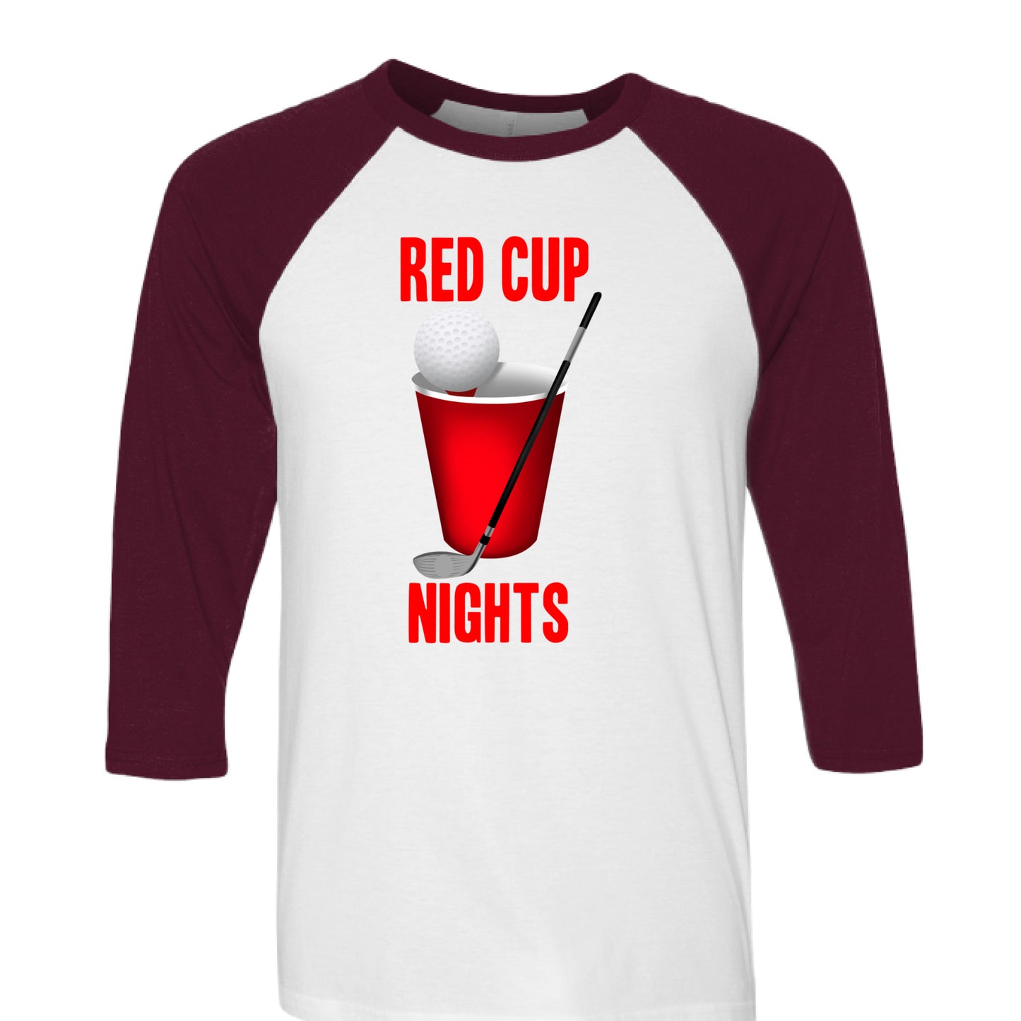 White/ Maroon - FRONT