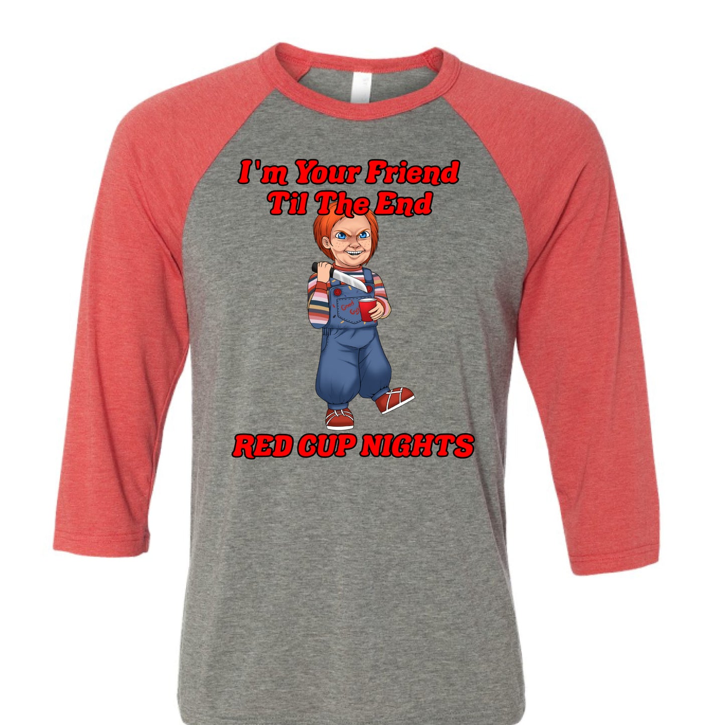 GREY/LT RED TRIBLEND - FRONT