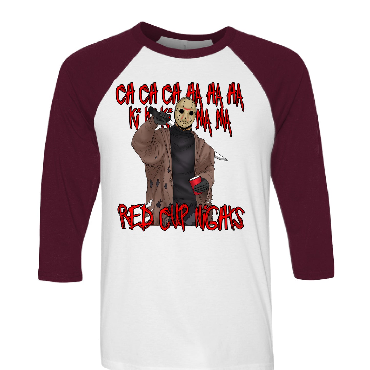 White/ Maroon - FRONT