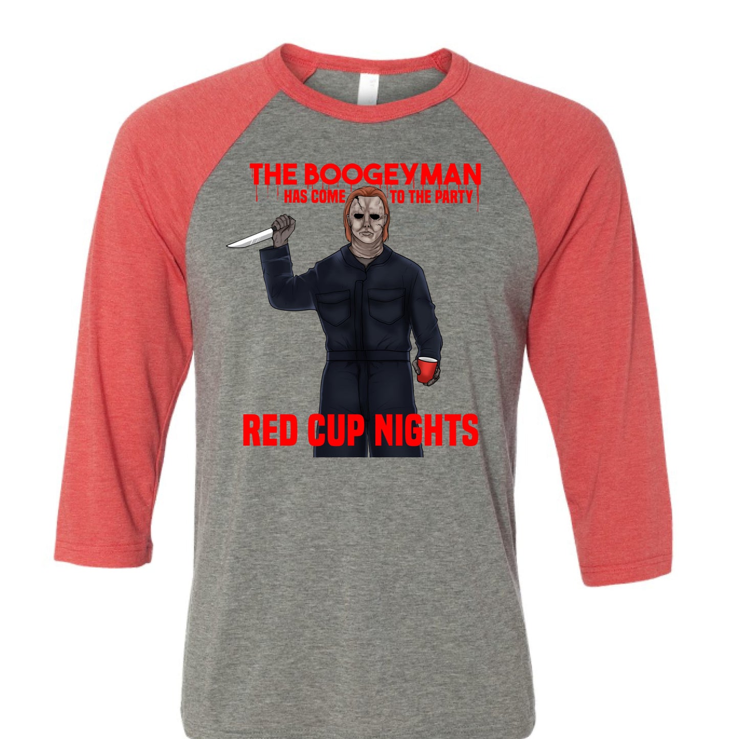 GREY/LT RED TRIBLEND - FRONT