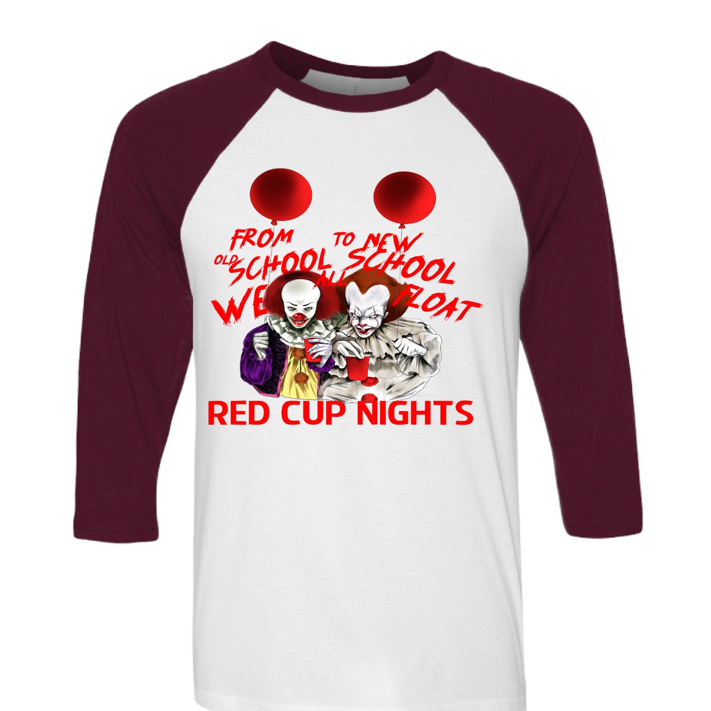 White/ Maroon - FRONT
