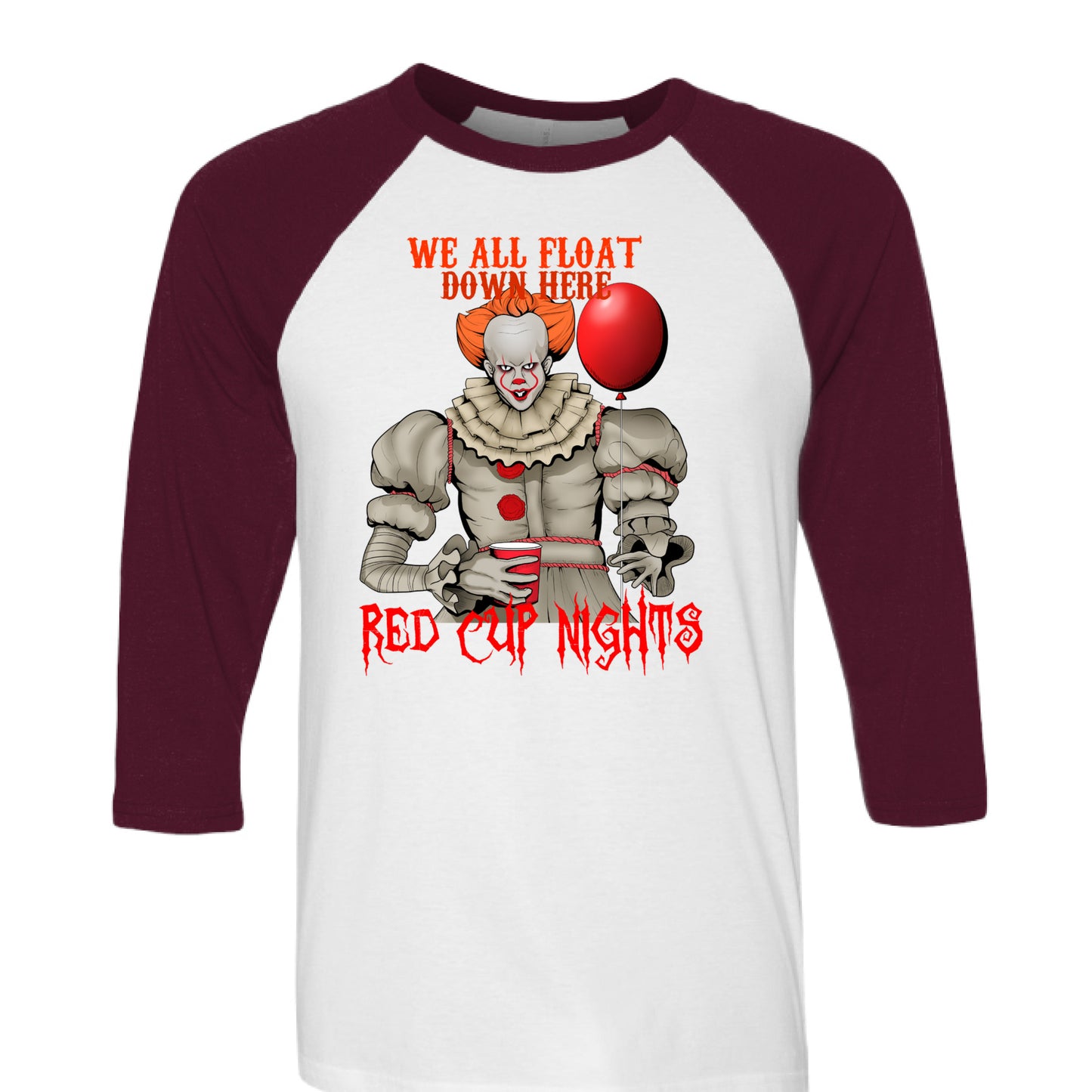 White/ Maroon - FRONT