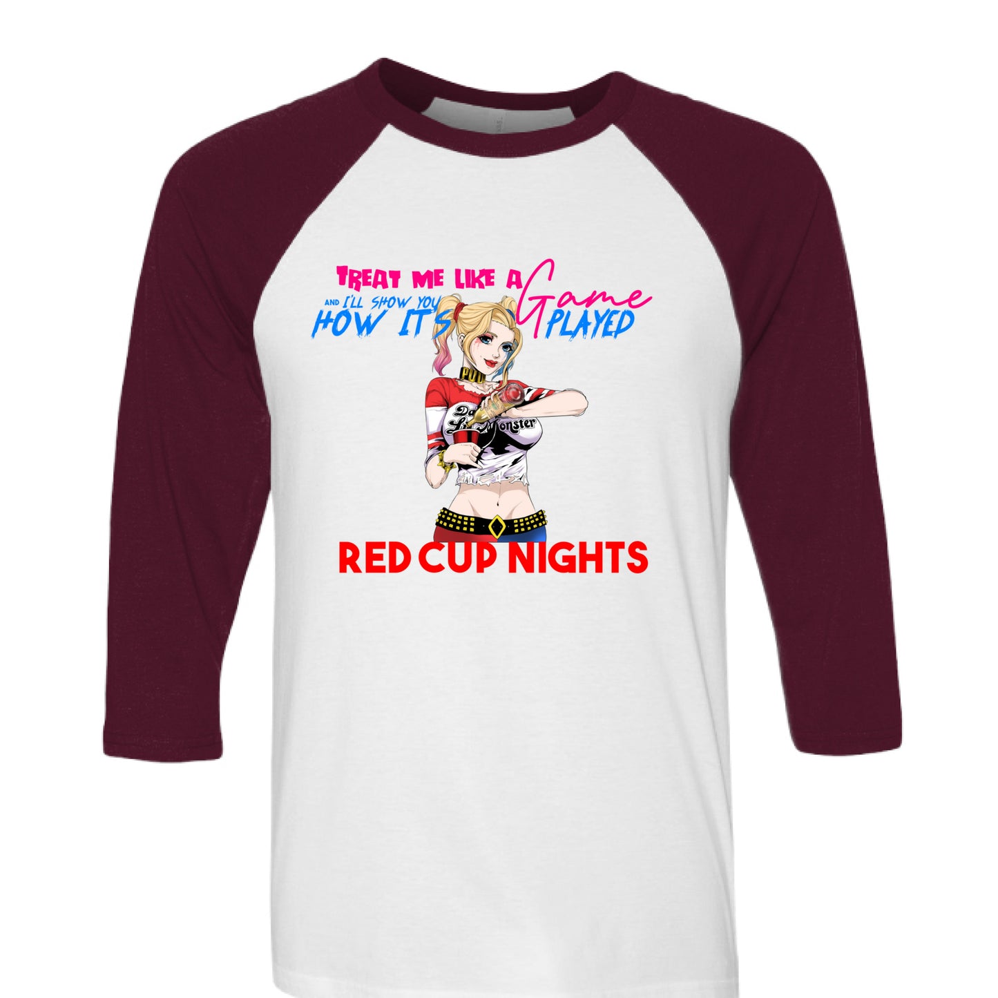 White/ Maroon - FRONT