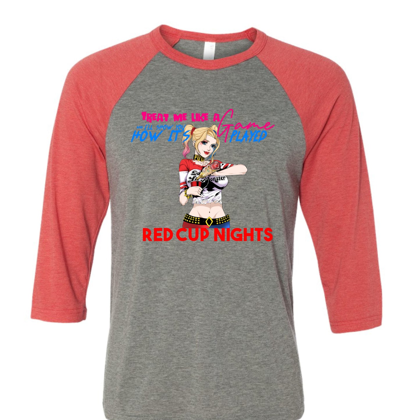GREY/LT RED TRIBLEND - FRONT