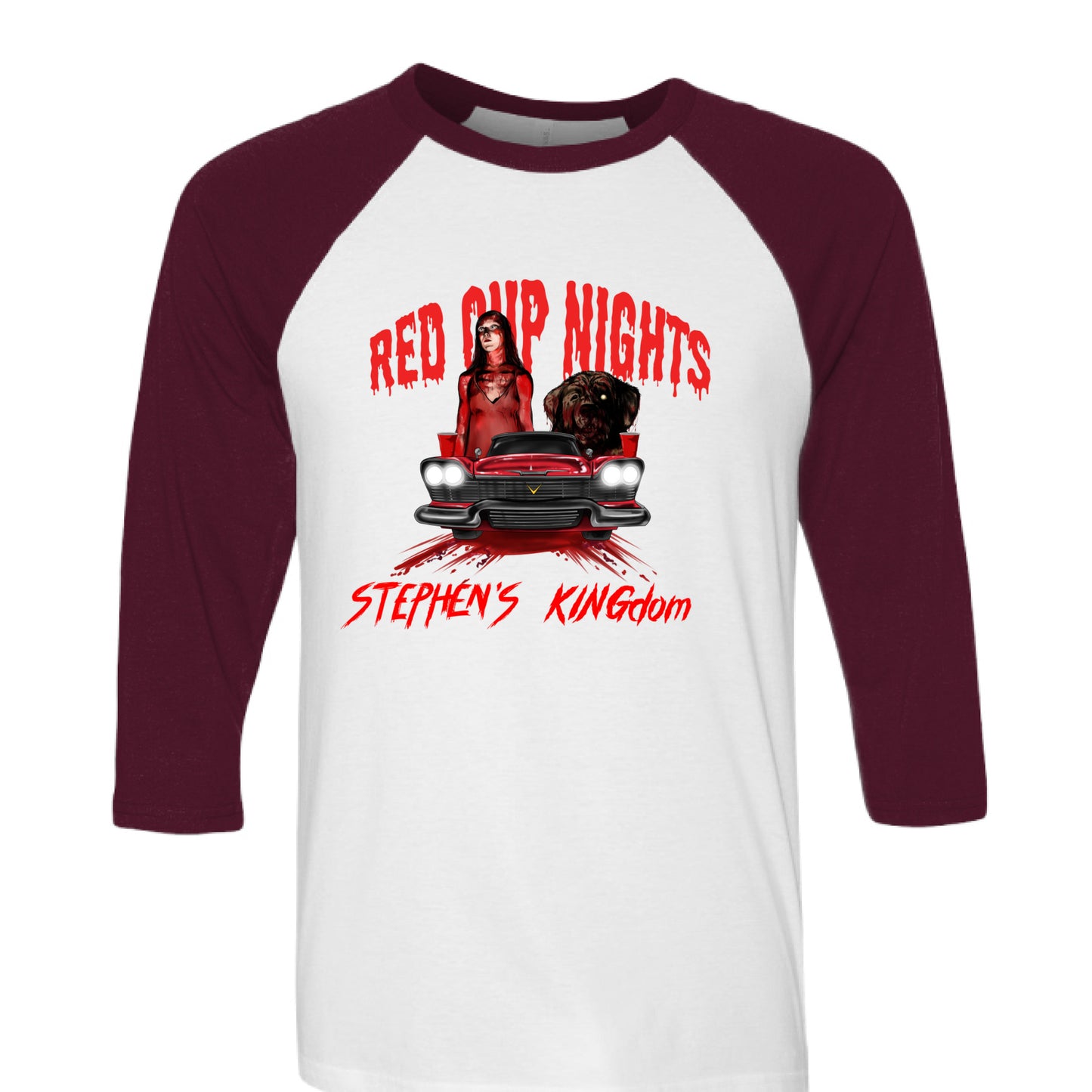 White/ Maroon - FRONT