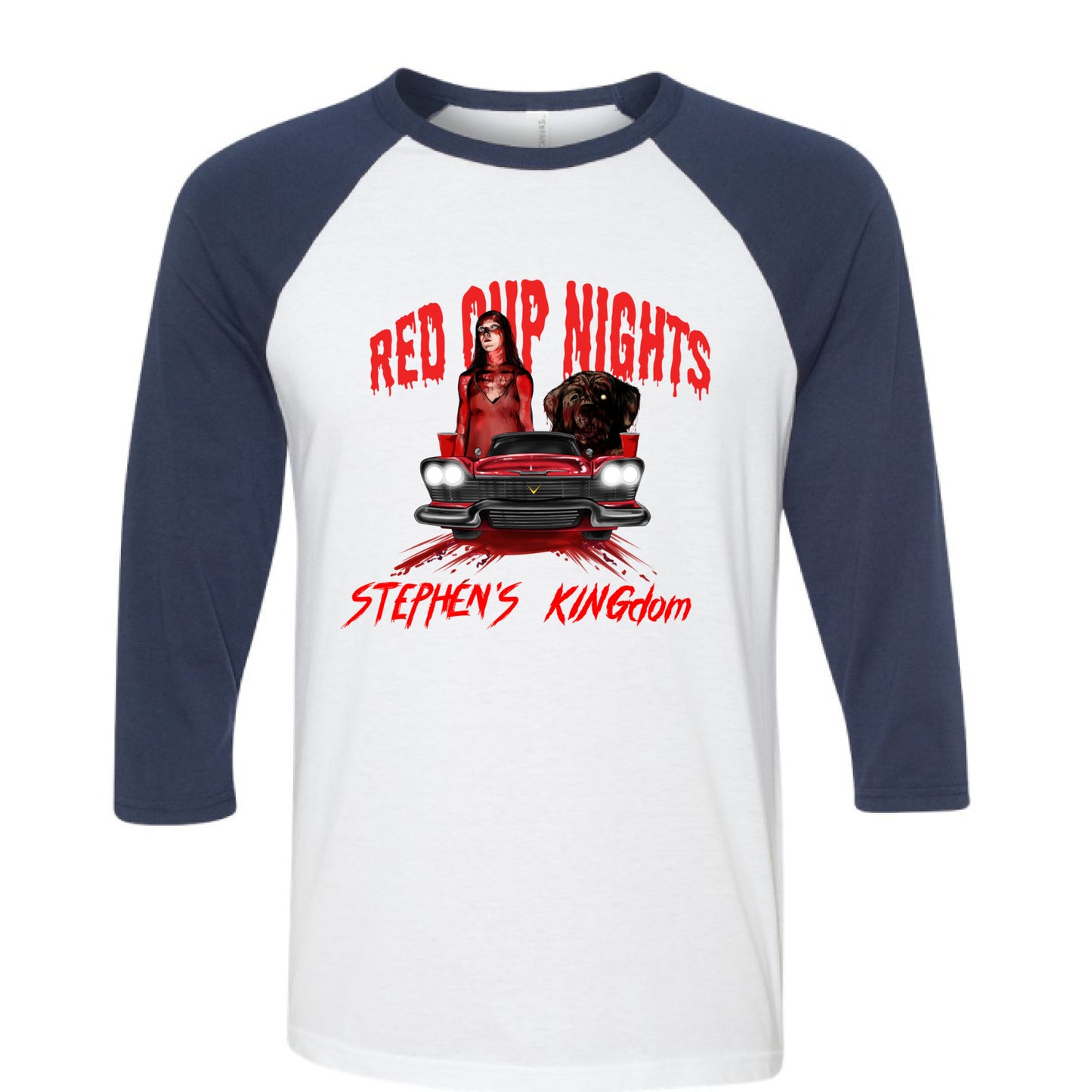 WHITE/NAVY - FRONT