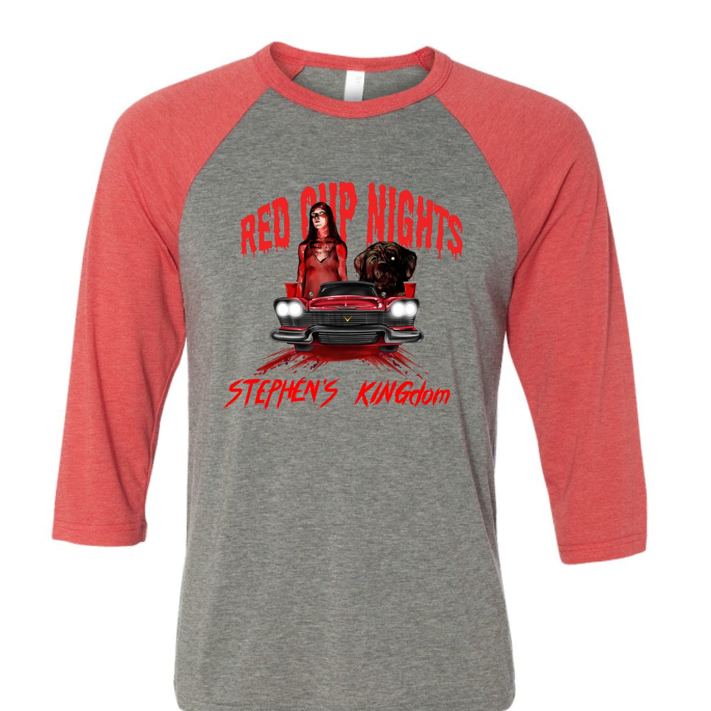 GREY/LT RED TRIBLEND - FRONT
