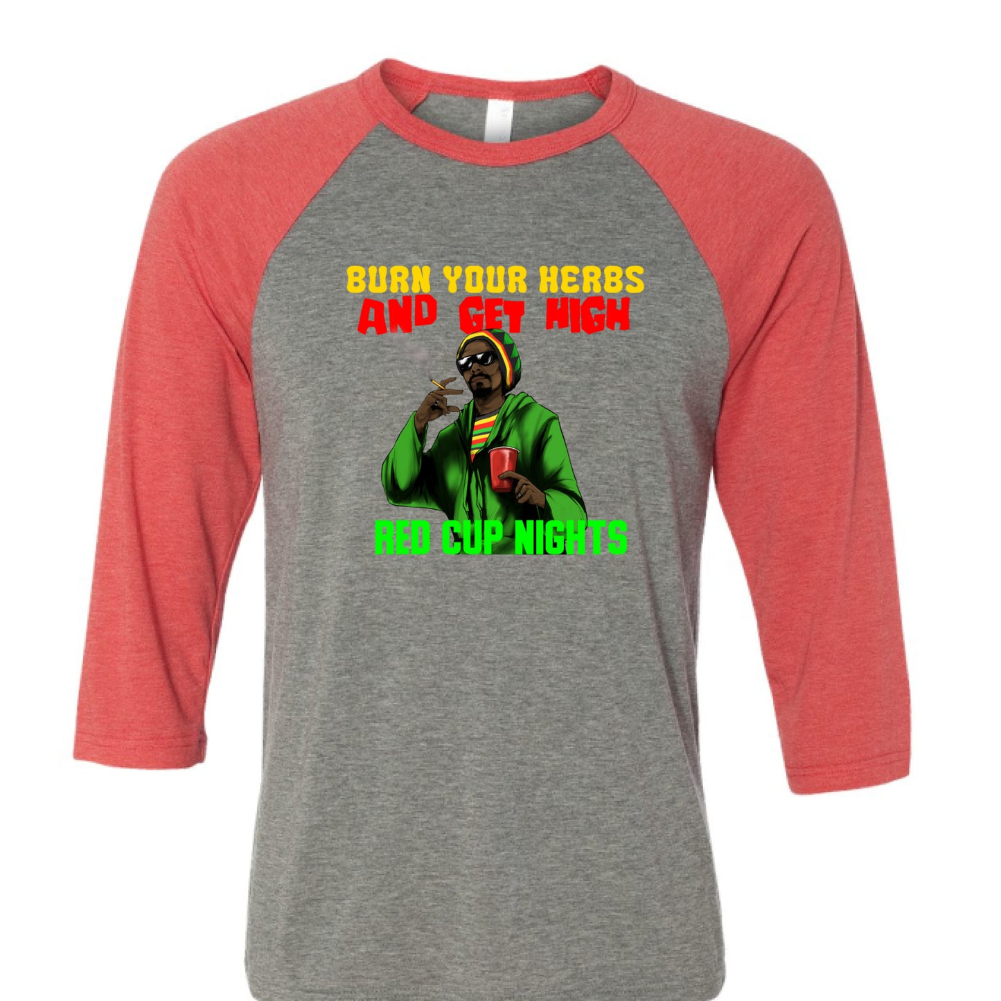 GREY/LT RED TRIBLEND - FRONT