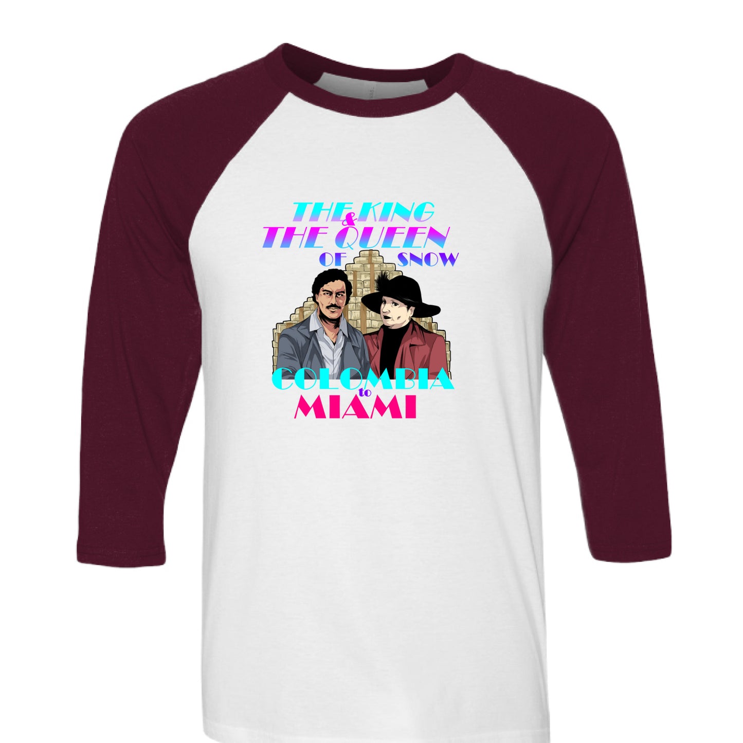 White/ Maroon - FRONT