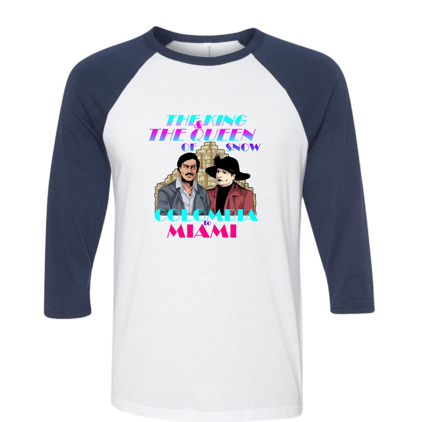 WHITE/NAVY - FRONT