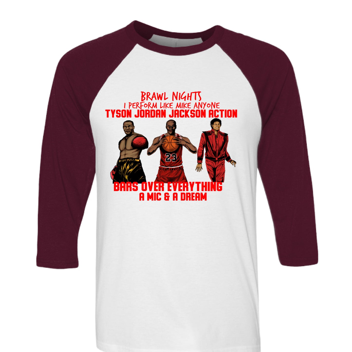 White/ Maroon - FRONT